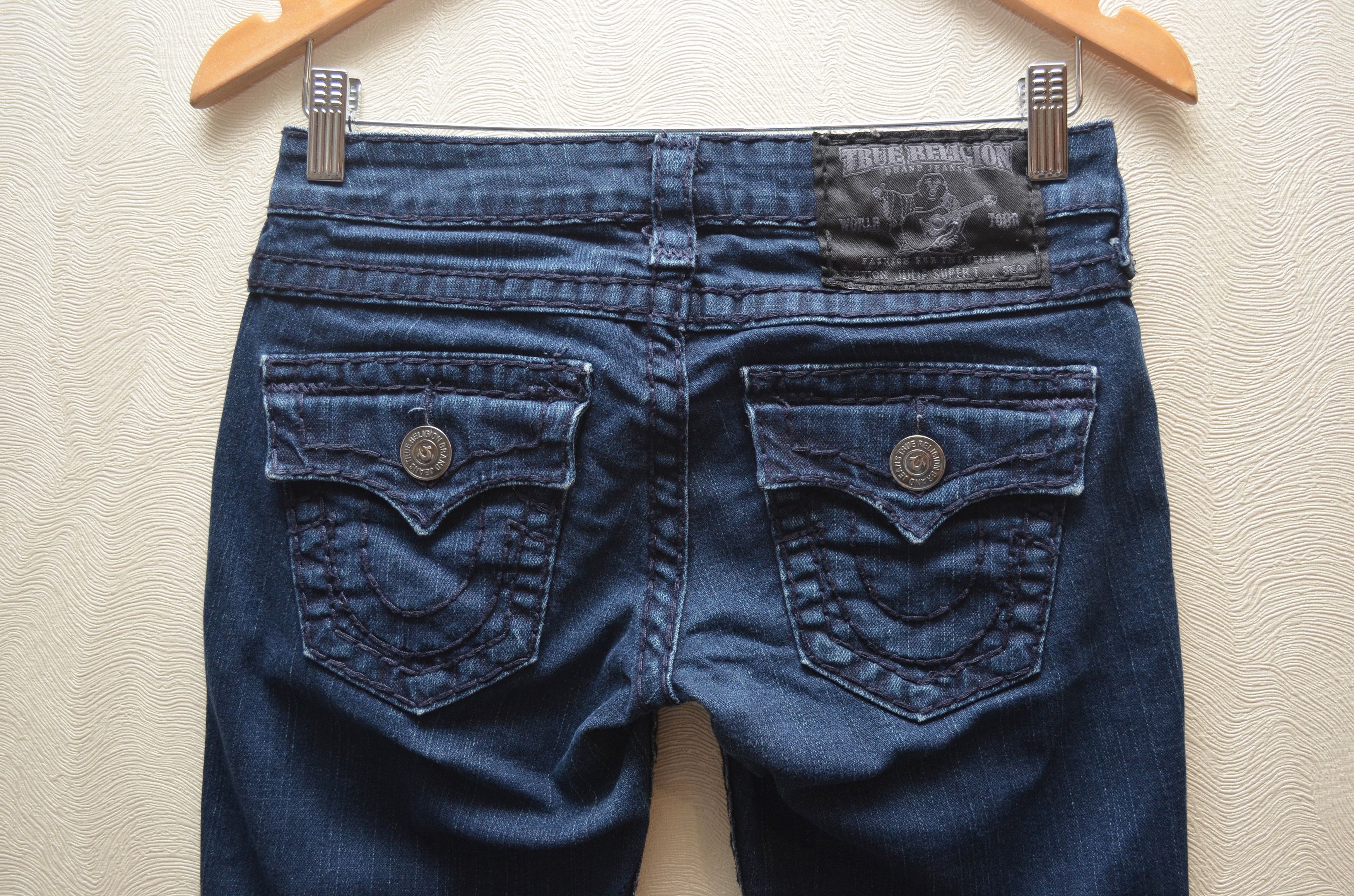 True Religion × Vintage True Religion y2k Julie Super T Skinny Jeans Sz W25 L28 Size 25" / US 0 / IT 36 - 6 Thumbnail
