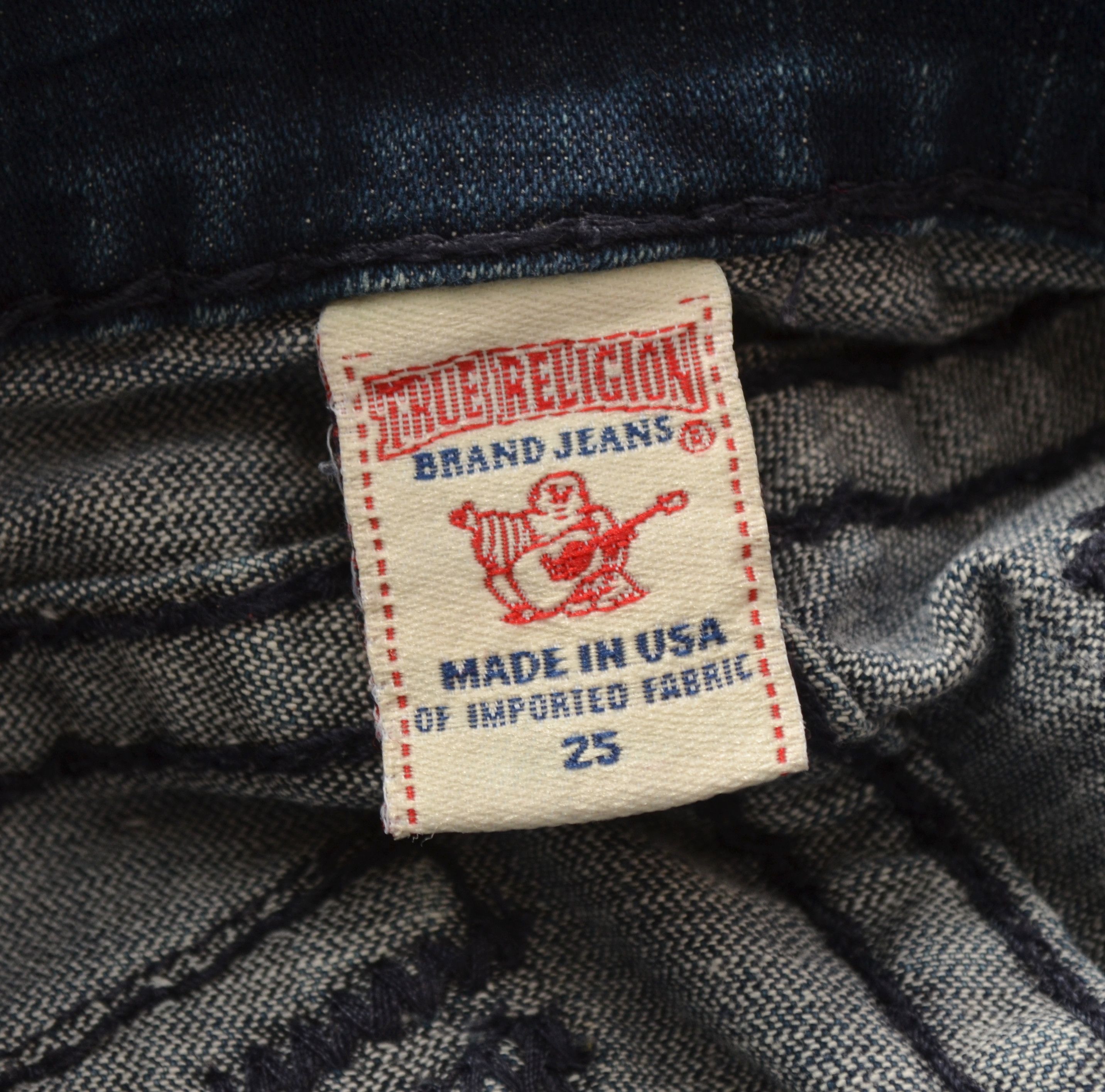 True Religion × Vintage True Religion y2k Julie Super T Skinny Jeans Sz W25 L28 Size 25" / US 0 / IT 36 - 9 Thumbnail