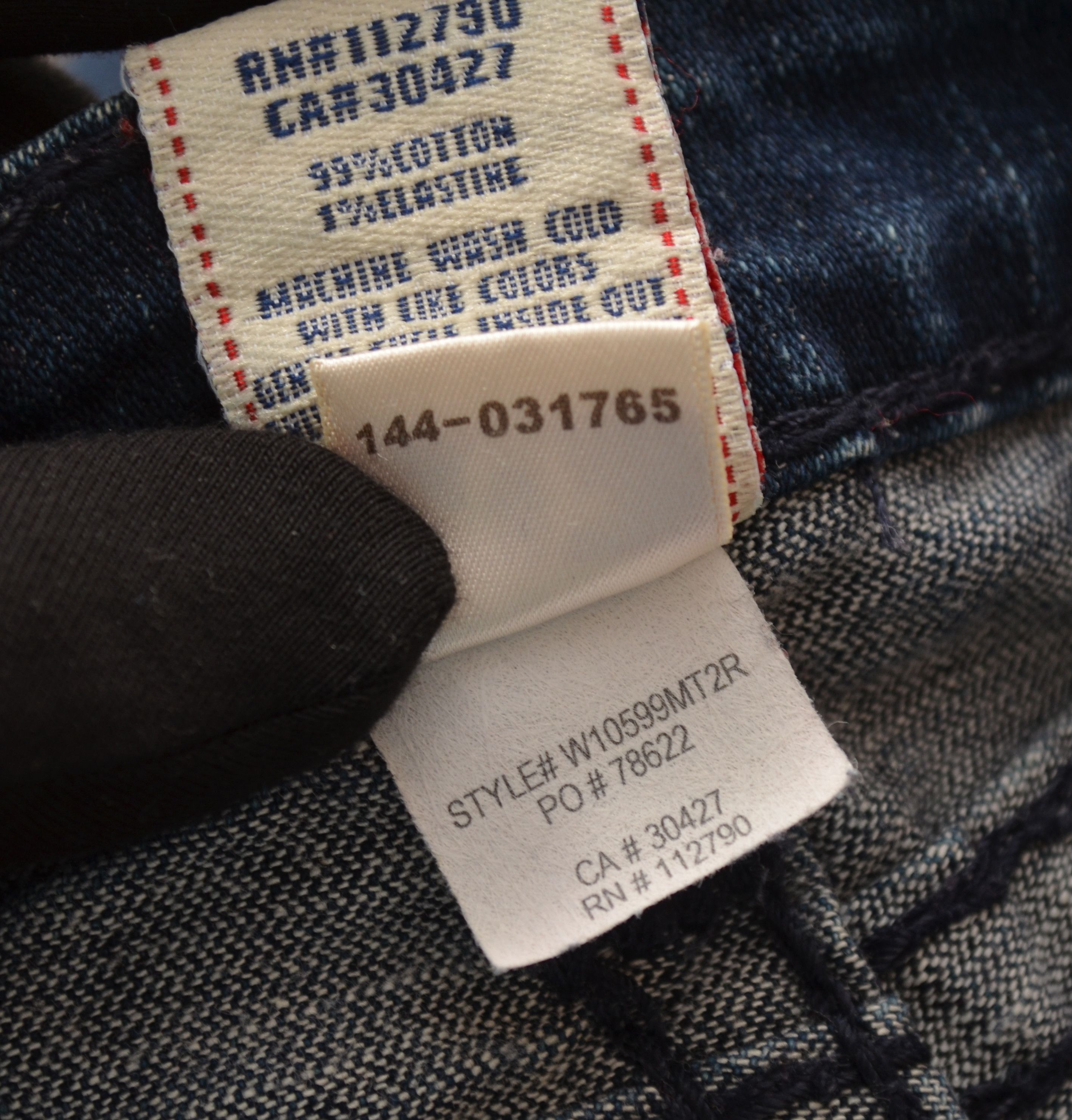 True Religion × Vintage True Religion y2k Julie Super T Skinny Jeans Sz W25 L28 Size 25" / US 0 / IT 36 - 11 Thumbnail