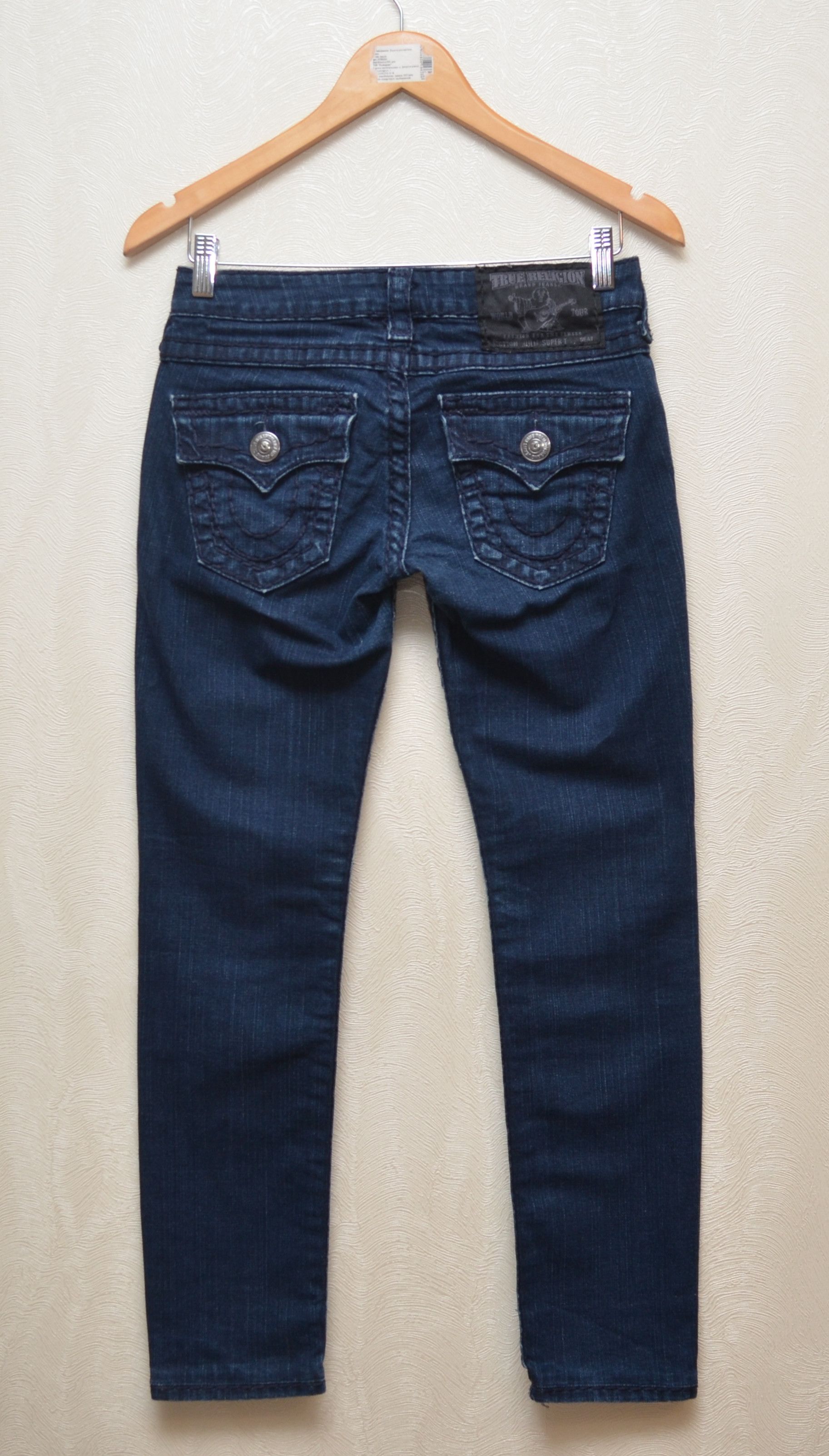 True Religion × Vintage True Religion y2k Julie Super T Skinny Jeans Sz W25 L28 Size 25" / US 0 / IT 36 - 1 Thumbnail