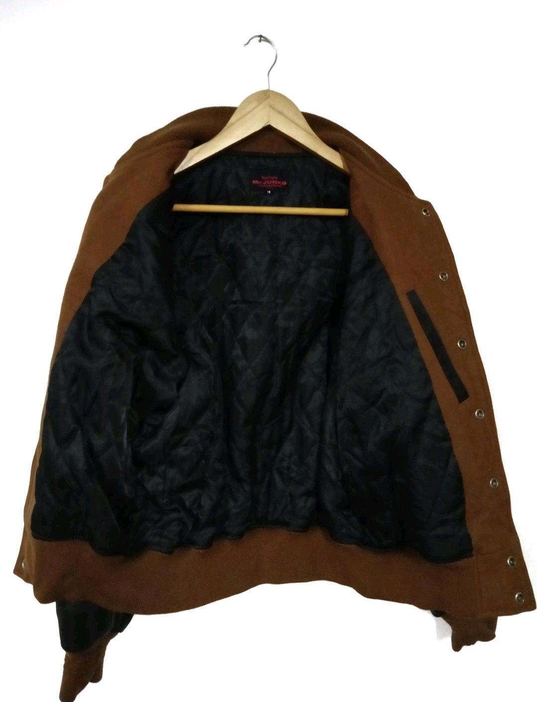 Japanese Brand MR JUNKO KOSHINO VARSITY JACKET WOOL LEATHER Size US M / EU 48-50 / 2 - 5 Thumbnail