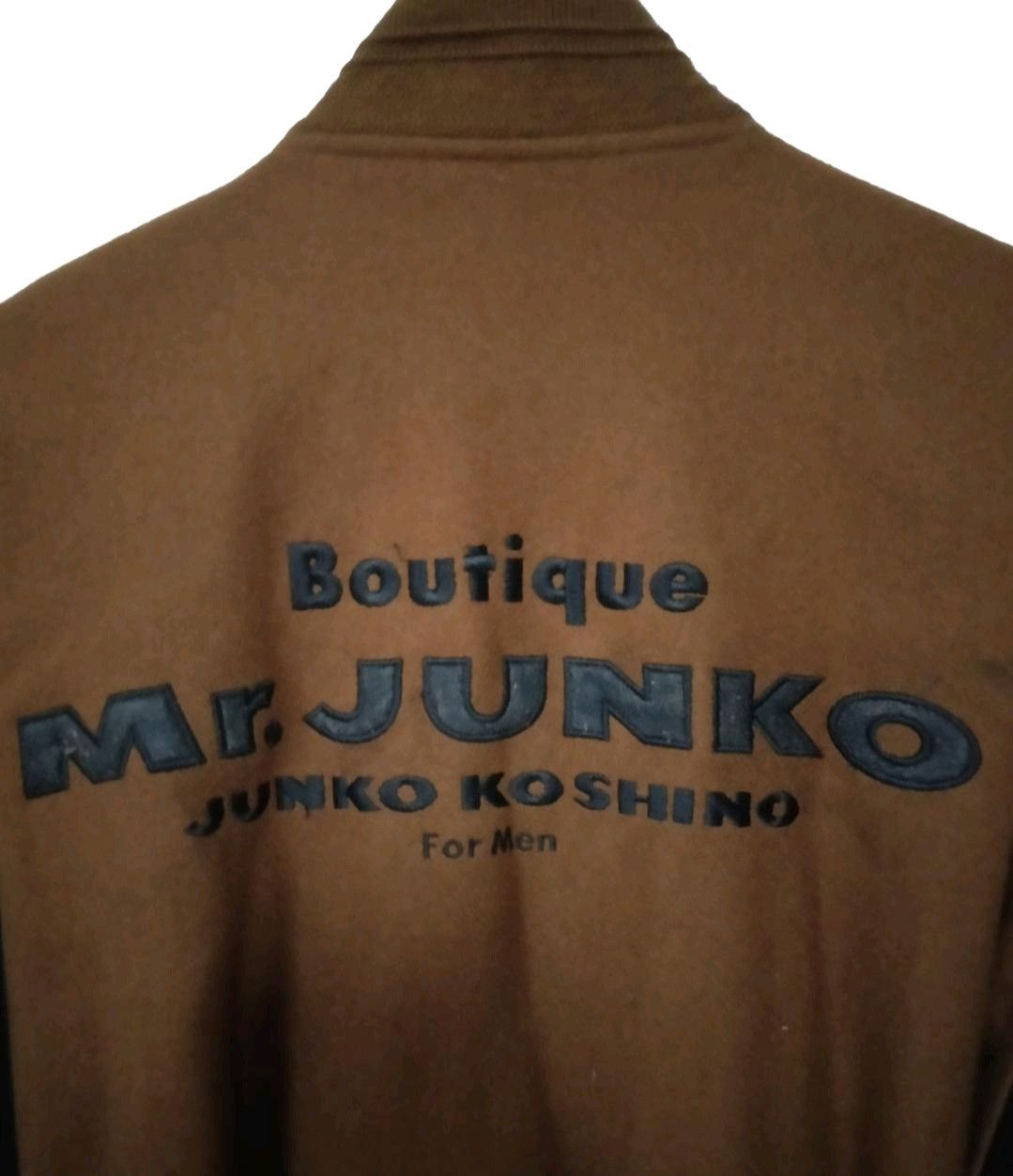 Japanese Brand MR JUNKO KOSHINO VARSITY JACKET WOOL LEATHER Size US M / EU 48-50 / 2 - 2 Thumbnail