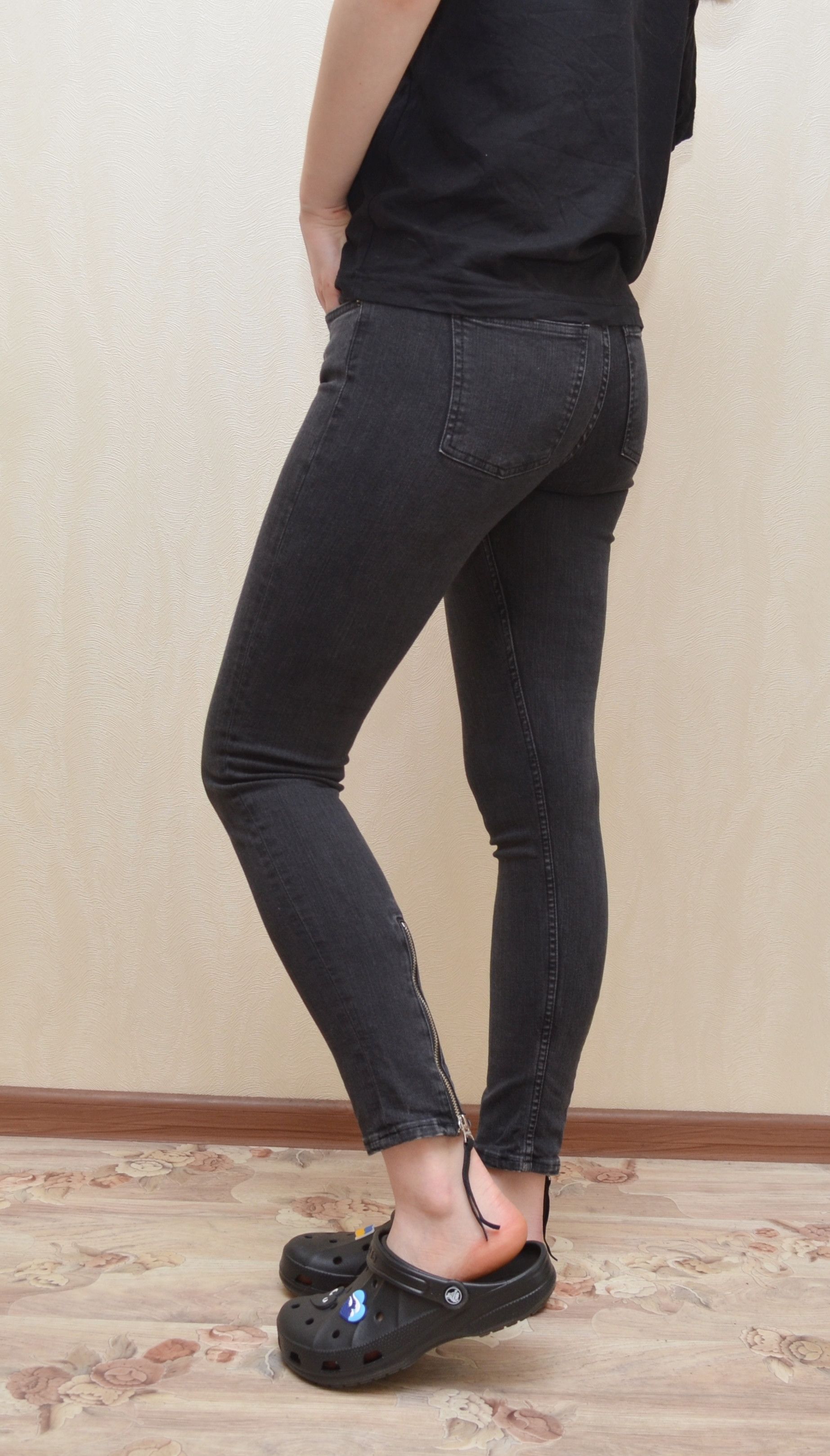 Acne Studios ACNE STUDIOS Skin 5 Pistol Black Size 29/32 Denim Jeans Size 29" - 15 Thumbnail