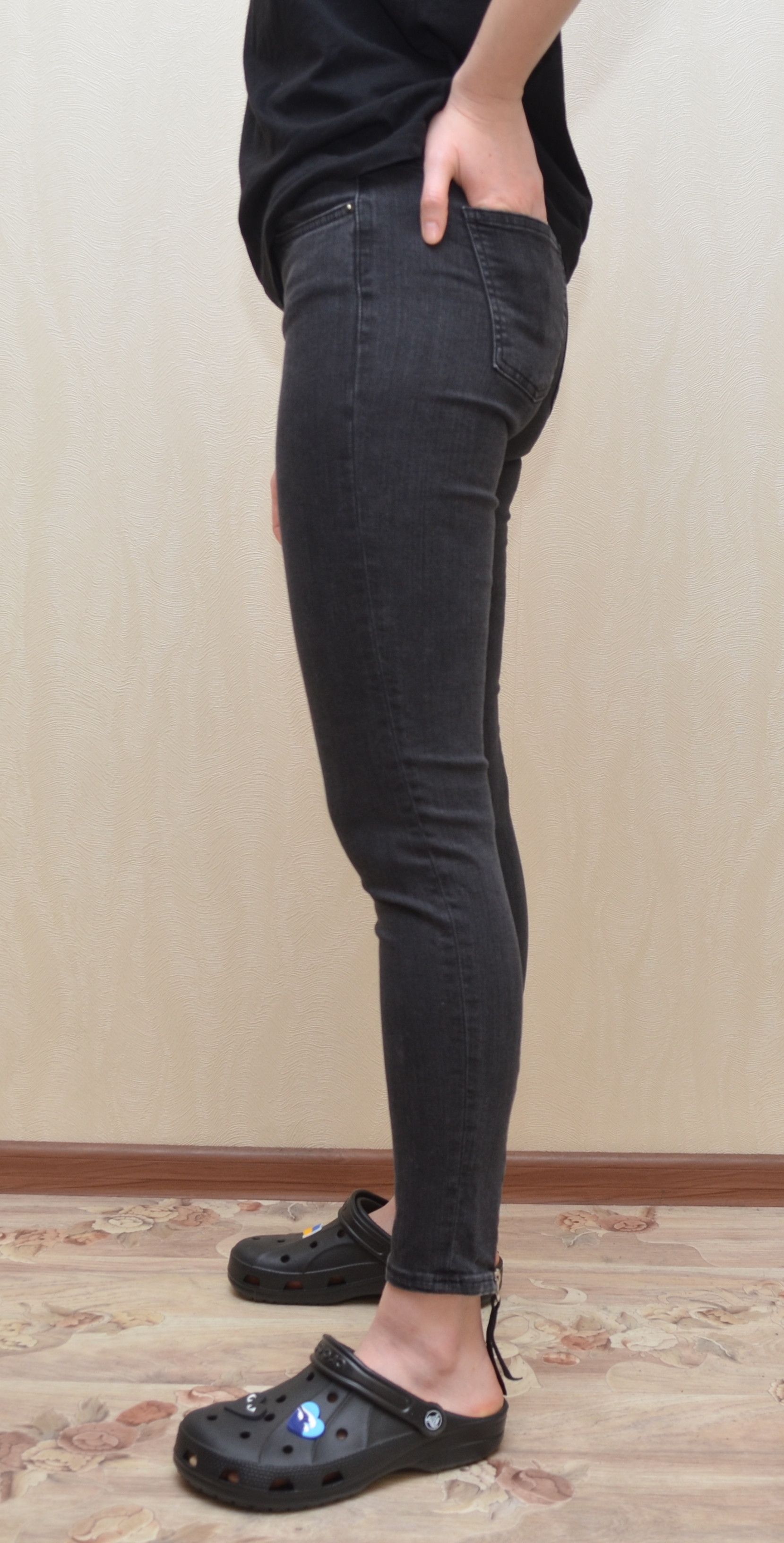 Acne Studios ACNE STUDIOS Skin 5 Pistol Black Size 29/32 Denim Jeans Size 29" - 13 Thumbnail