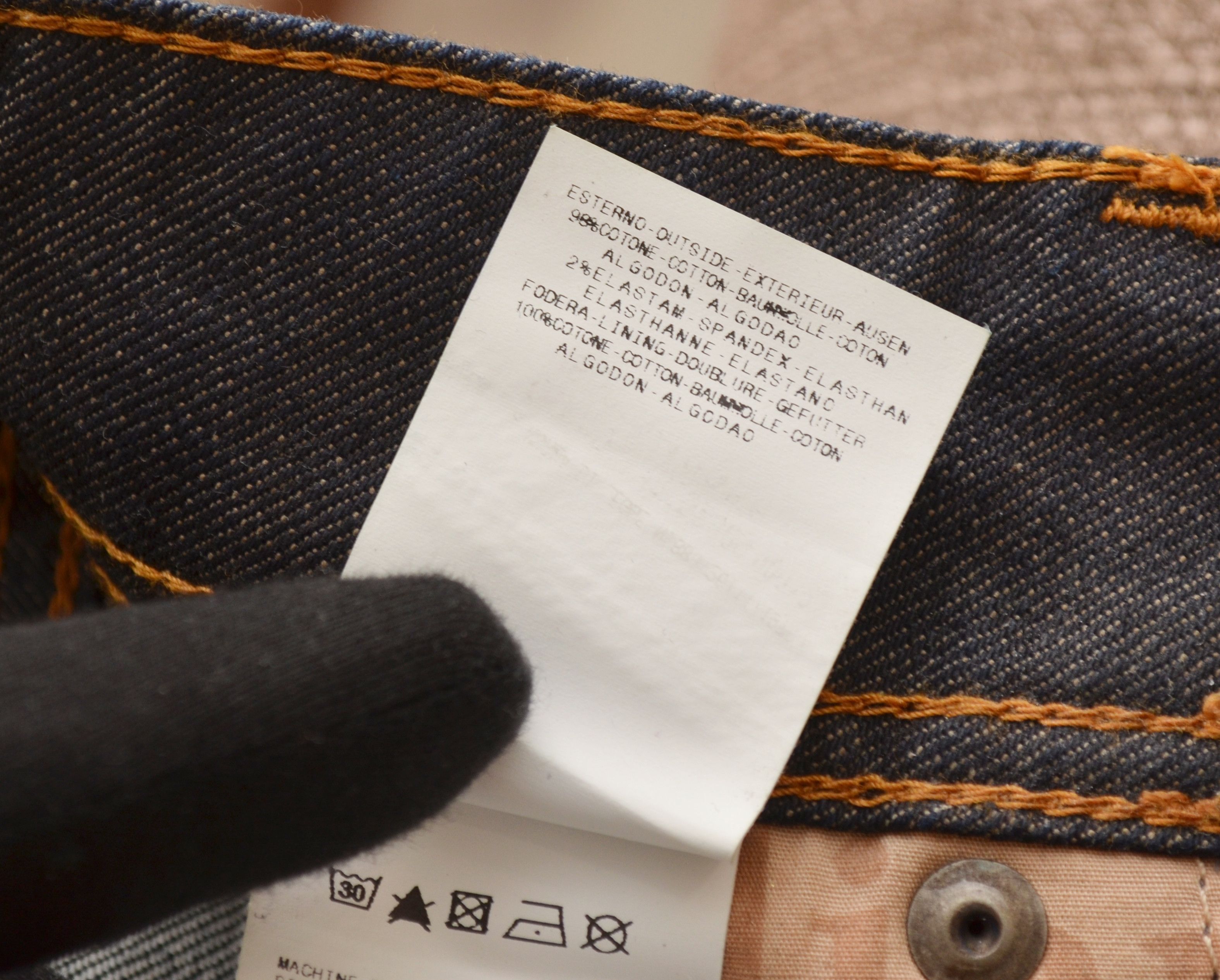 John Galliano John Galliano Striped Black Jeans Big Logo Size IT38 EU24 Size 26" / US 2 / IT 38 - 14 Thumbnail