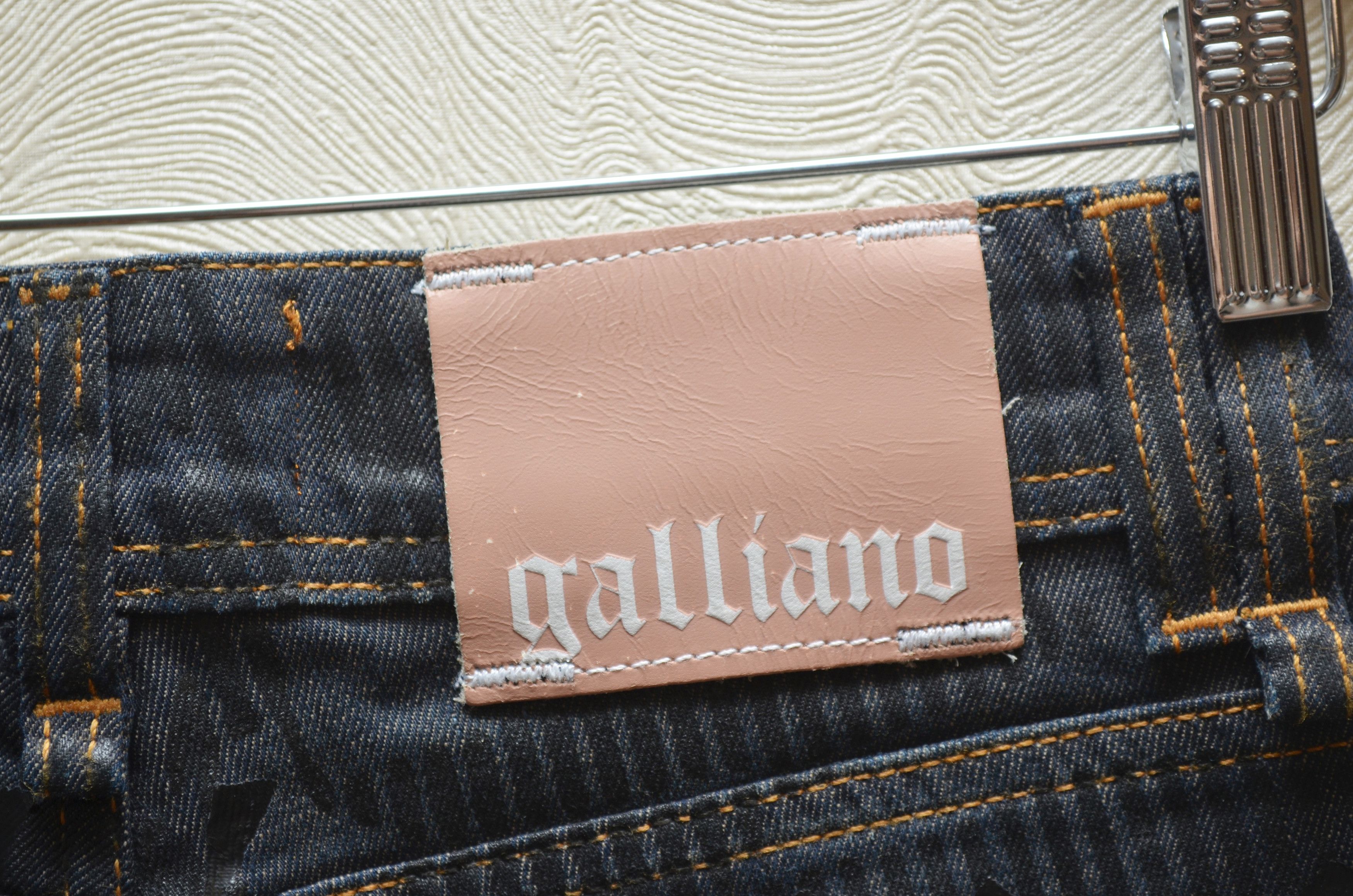 John Galliano John Galliano Striped Black Jeans Big Logo Size IT38 EU24 Size 26" / US 2 / IT 38 - 5 Thumbnail