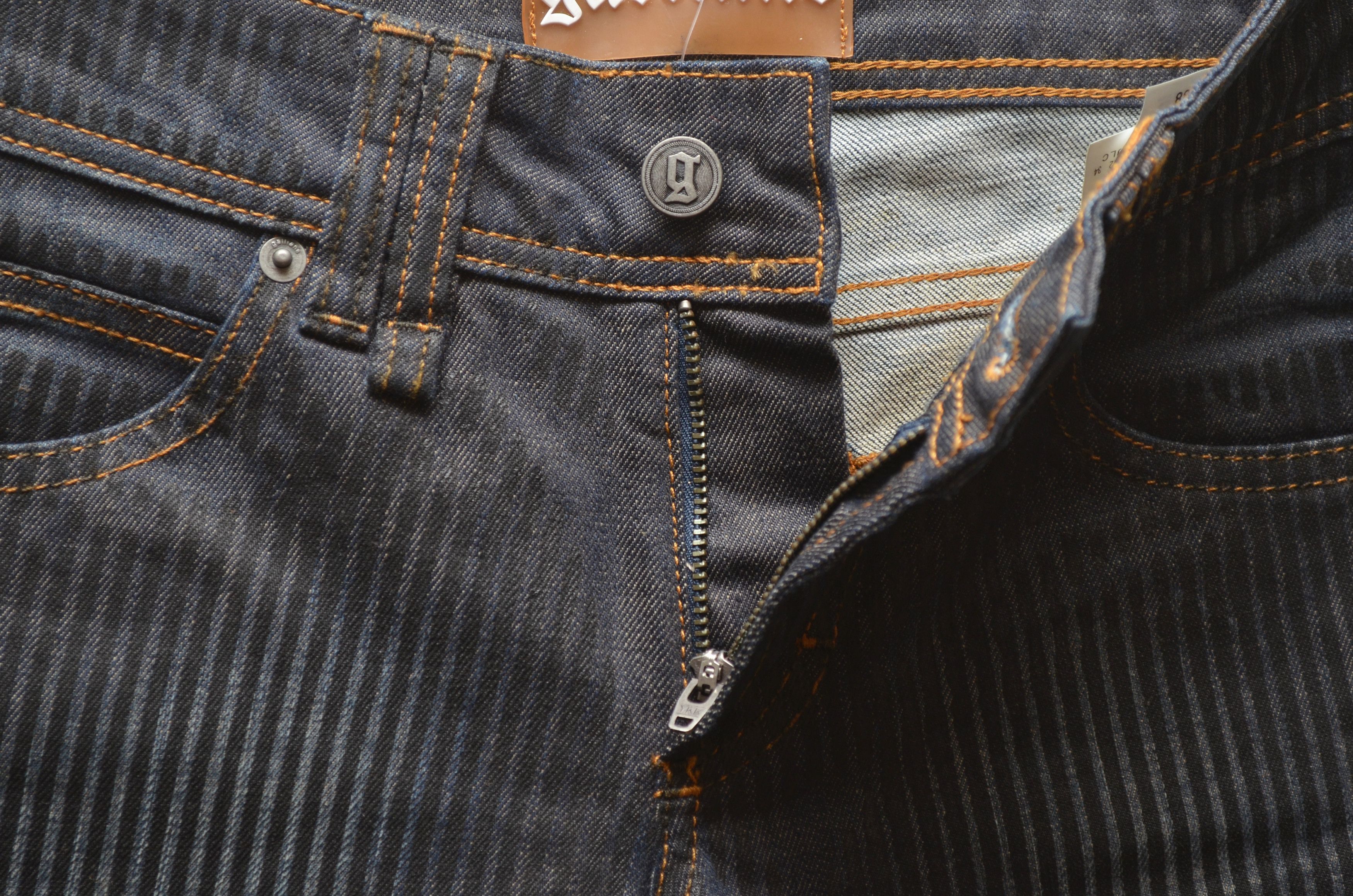 John Galliano John Galliano Striped Black Jeans Big Logo Size IT38 EU24 Size 26" / US 2 / IT 38 - 12 Thumbnail