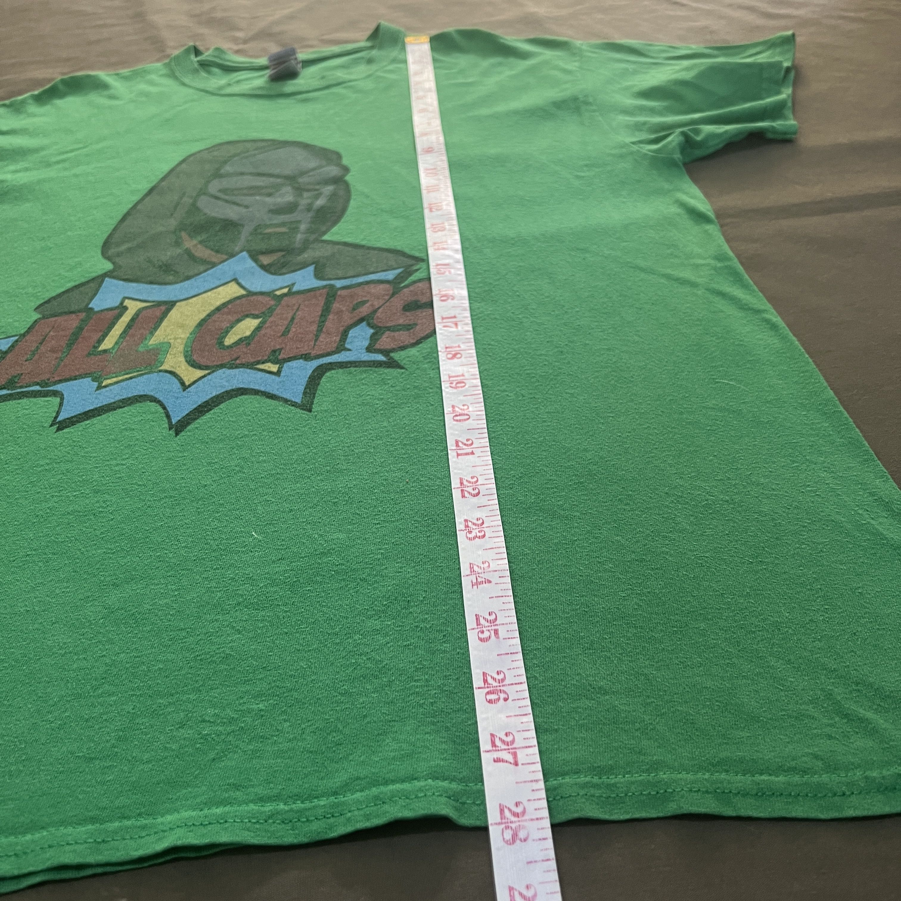 MF Doom × Rap Tees × Stones Throw Records Madlib MF DOOM Madvillian All Caps Promo Tee Shirt Size US L / EU 52-54 / 3 - 6 Thumbnail