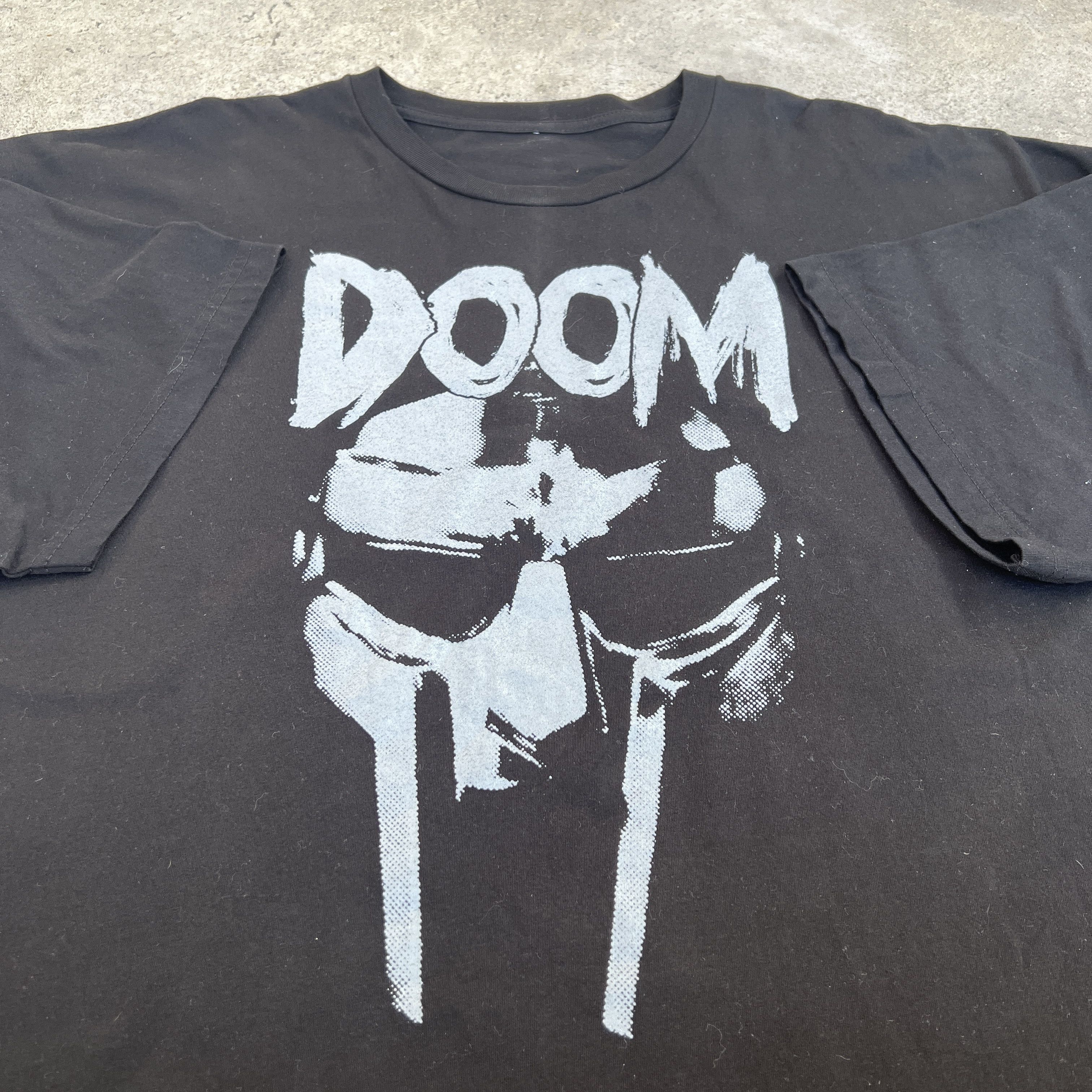 MF Doom × Rap Tees × Stones Throw Records Madlib MF DOOM Madvillian Promo Tee Shirt Size US XXL / EU 58 / 5 - 1 Thumbnail
