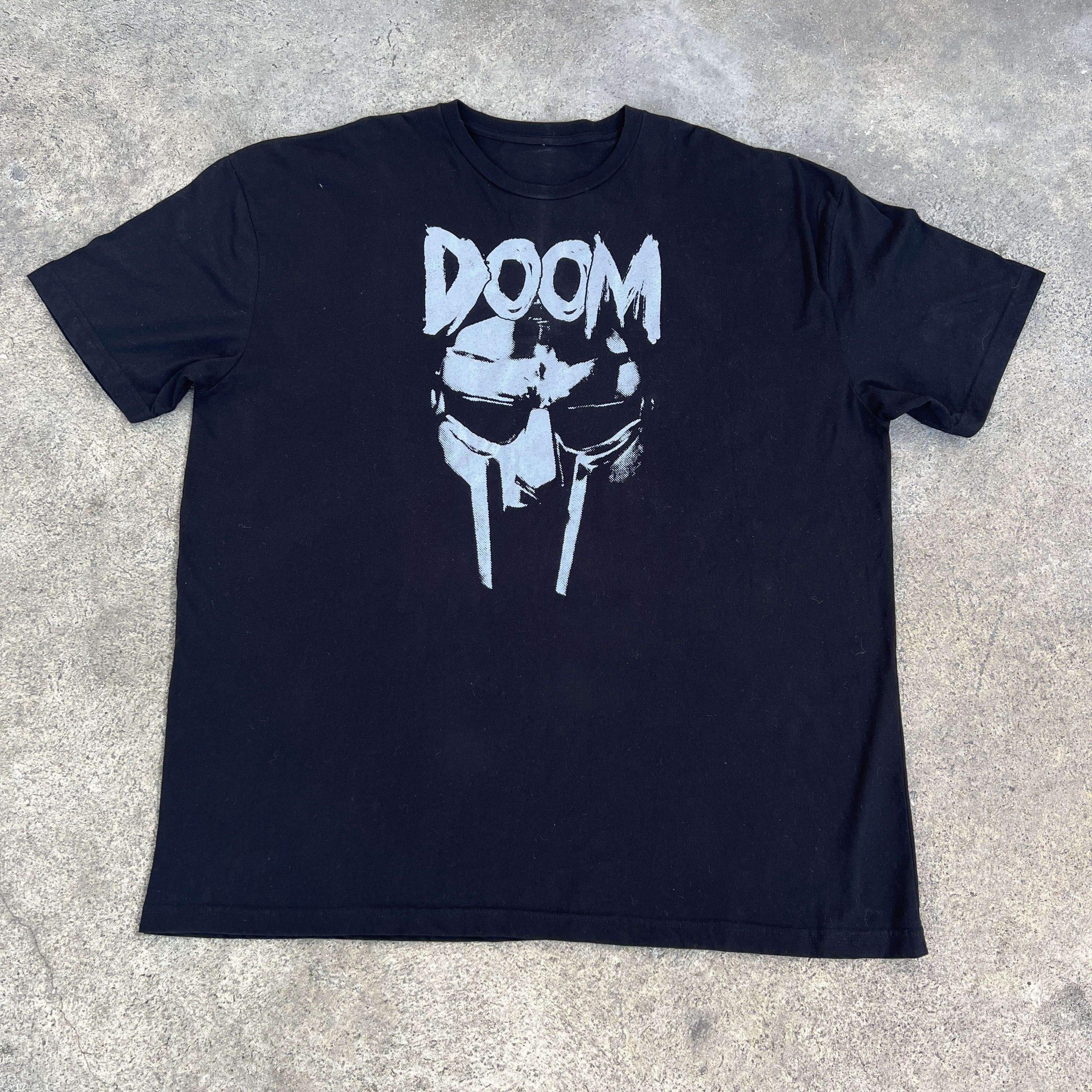MF Doom × Rap Tees × Stones Throw Records Madlib MF DOOM Madvillian Promo Tee Shirt Size US XXL / EU 58 / 5 - 2 Thumbnail