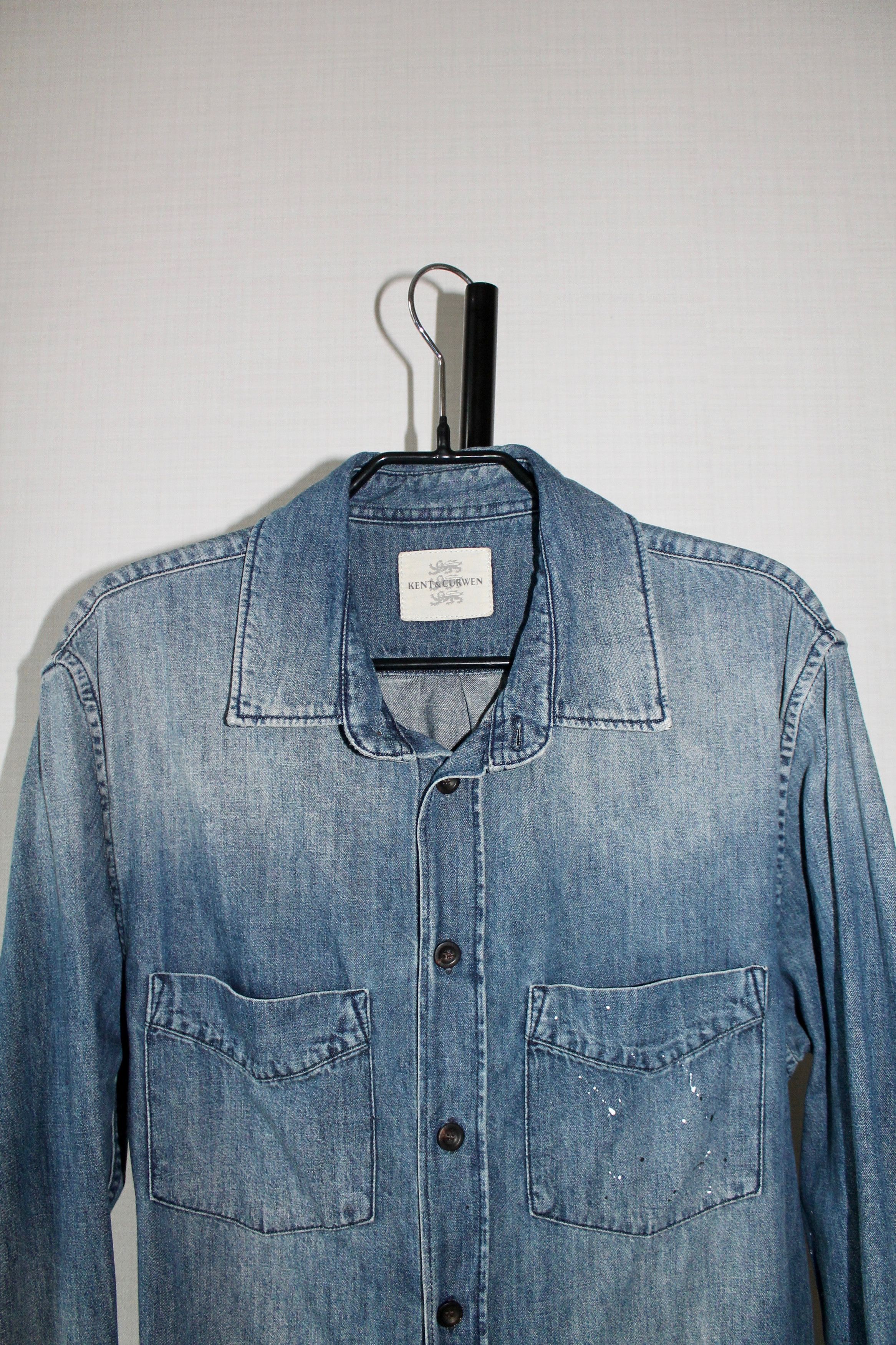 Kent & Curwen Kent & Kurwen Denim Shirt Size US S / EU 44-46 / 1 - 3 Thumbnail