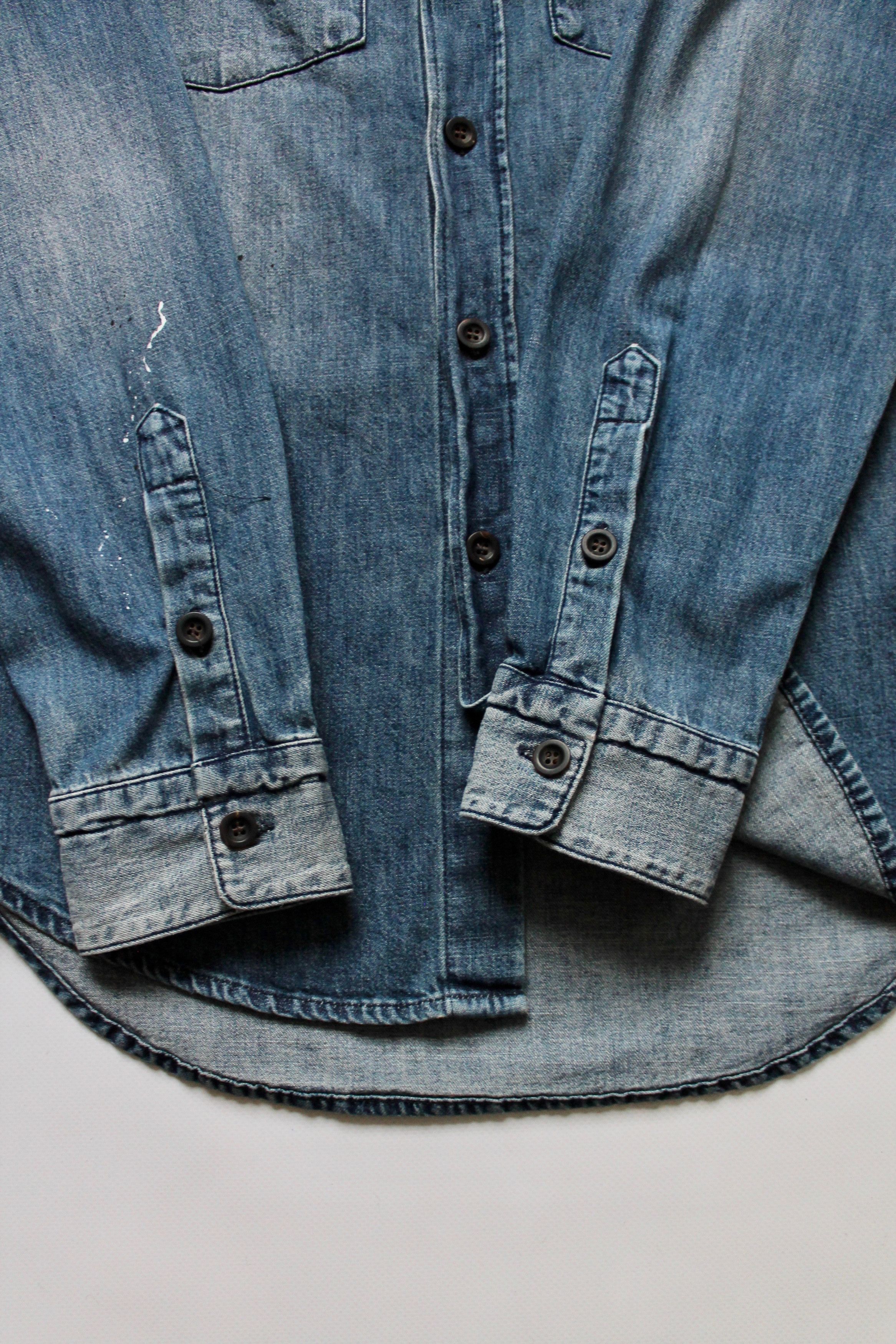 Kent & Curwen Kent & Kurwen Denim Shirt Size US S / EU 44-46 / 1 - 7 Thumbnail