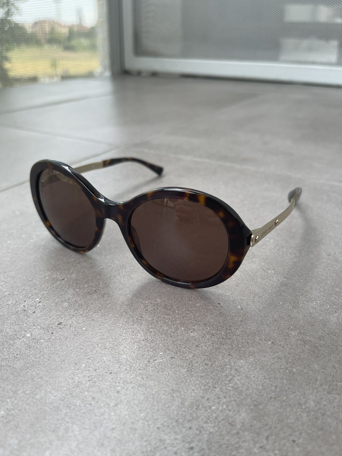 Giorgio Armani AR8012 5026/73 Cobain Gold Tiger Sunglasses