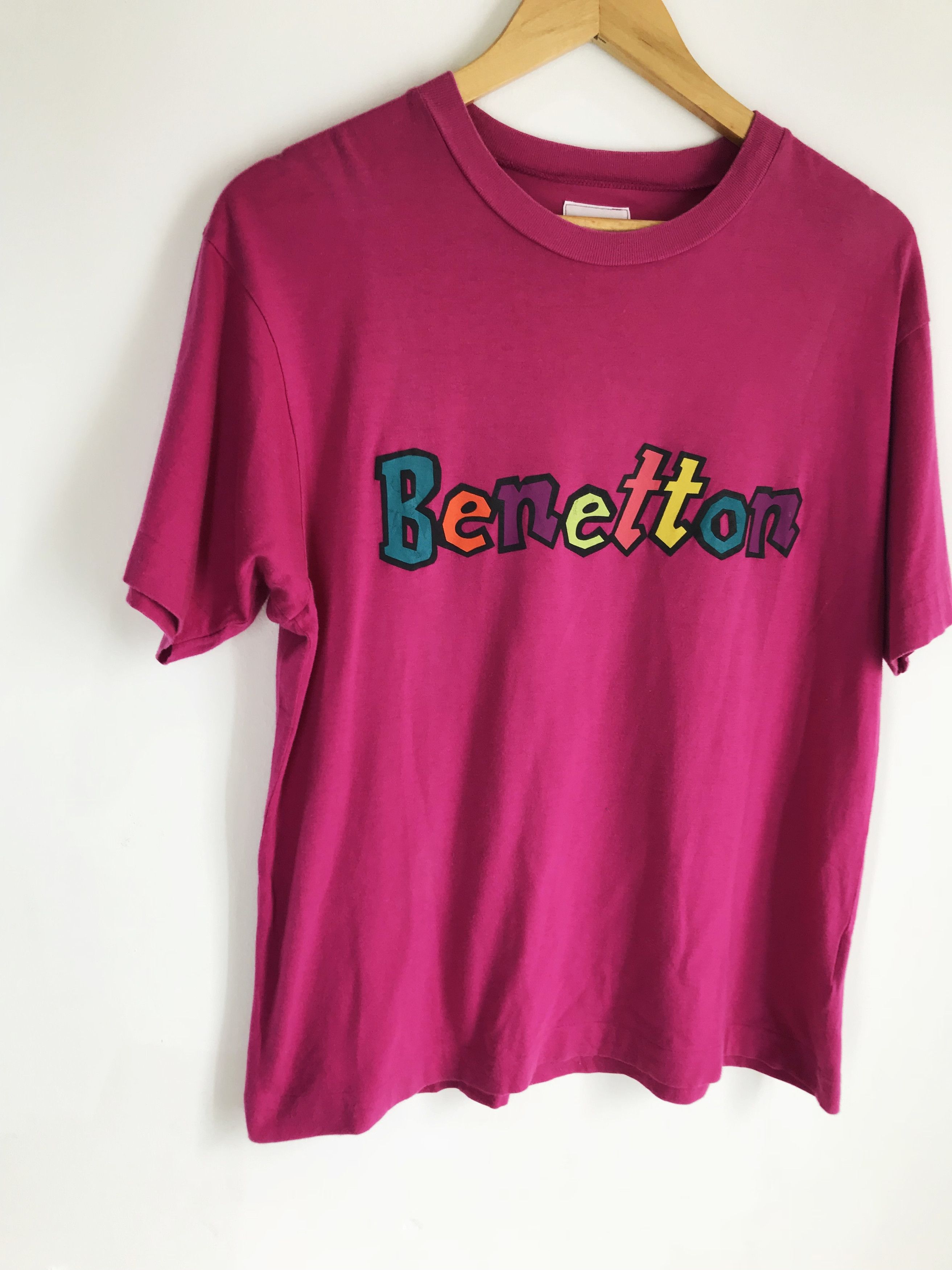 United Colors Of Benetton United Colors Of BENETTON Spell Out Shirt Size US M / EU 48-50 / 2 - 4 Thumbnail