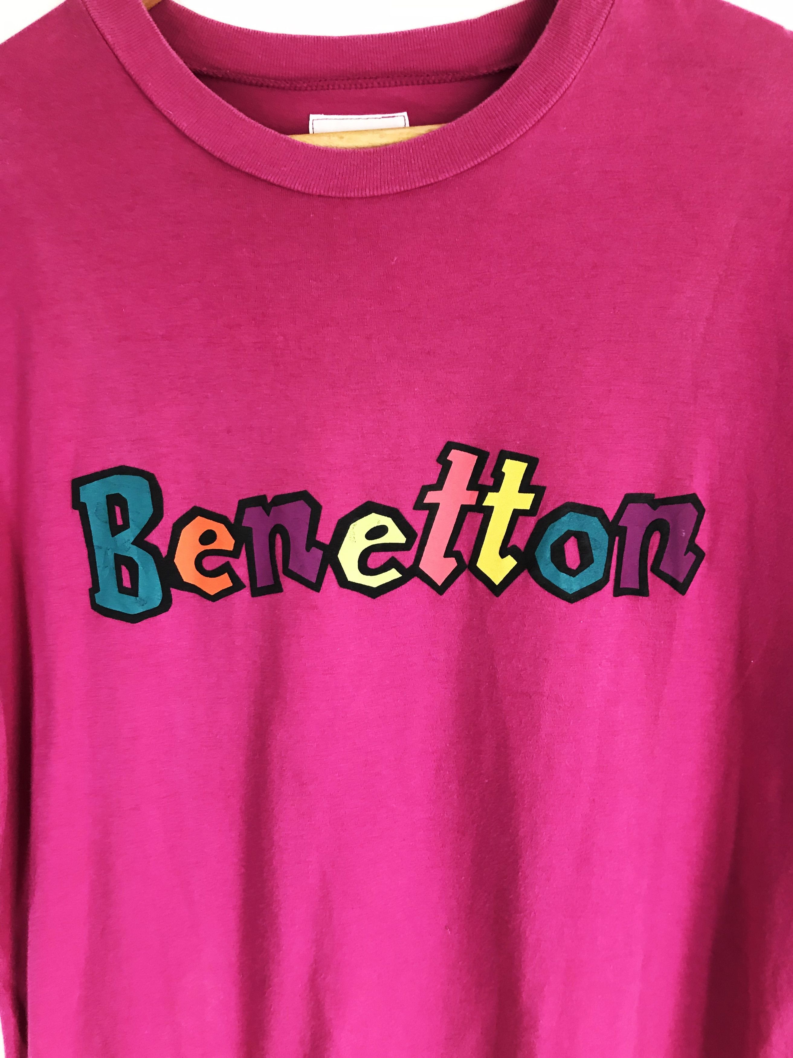 United Colors Of Benetton United Colors Of BENETTON Spell Out Shirt Size US M / EU 48-50 / 2 - 5 Thumbnail