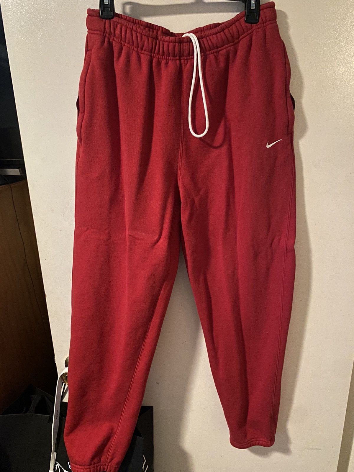 Nike NikeLab Red Sweatpants Medium Size US 32 / EU 48 - 4 Thumbnail
