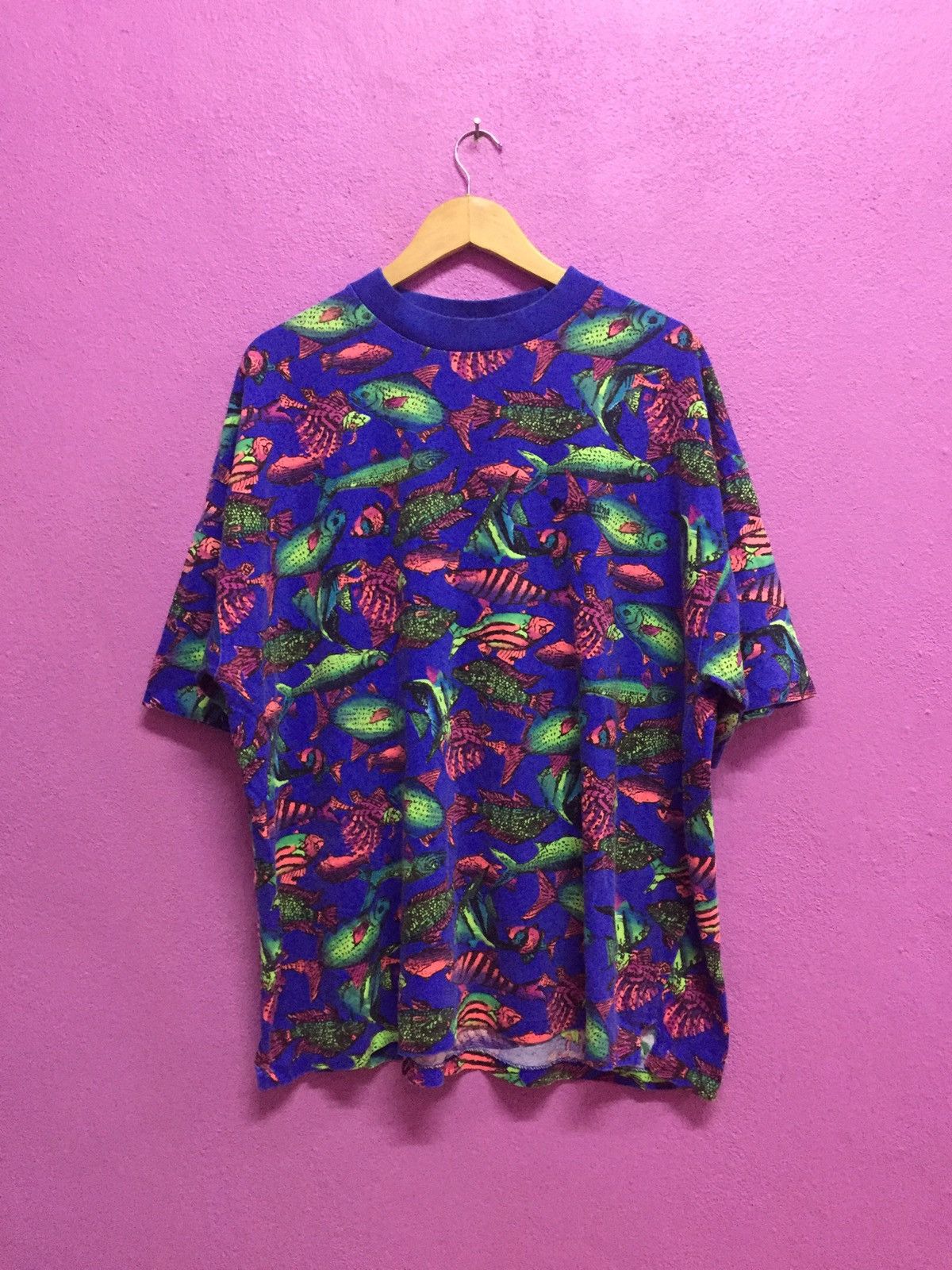 Vintage Vintage Single Stitch Columbia Backhit Print T