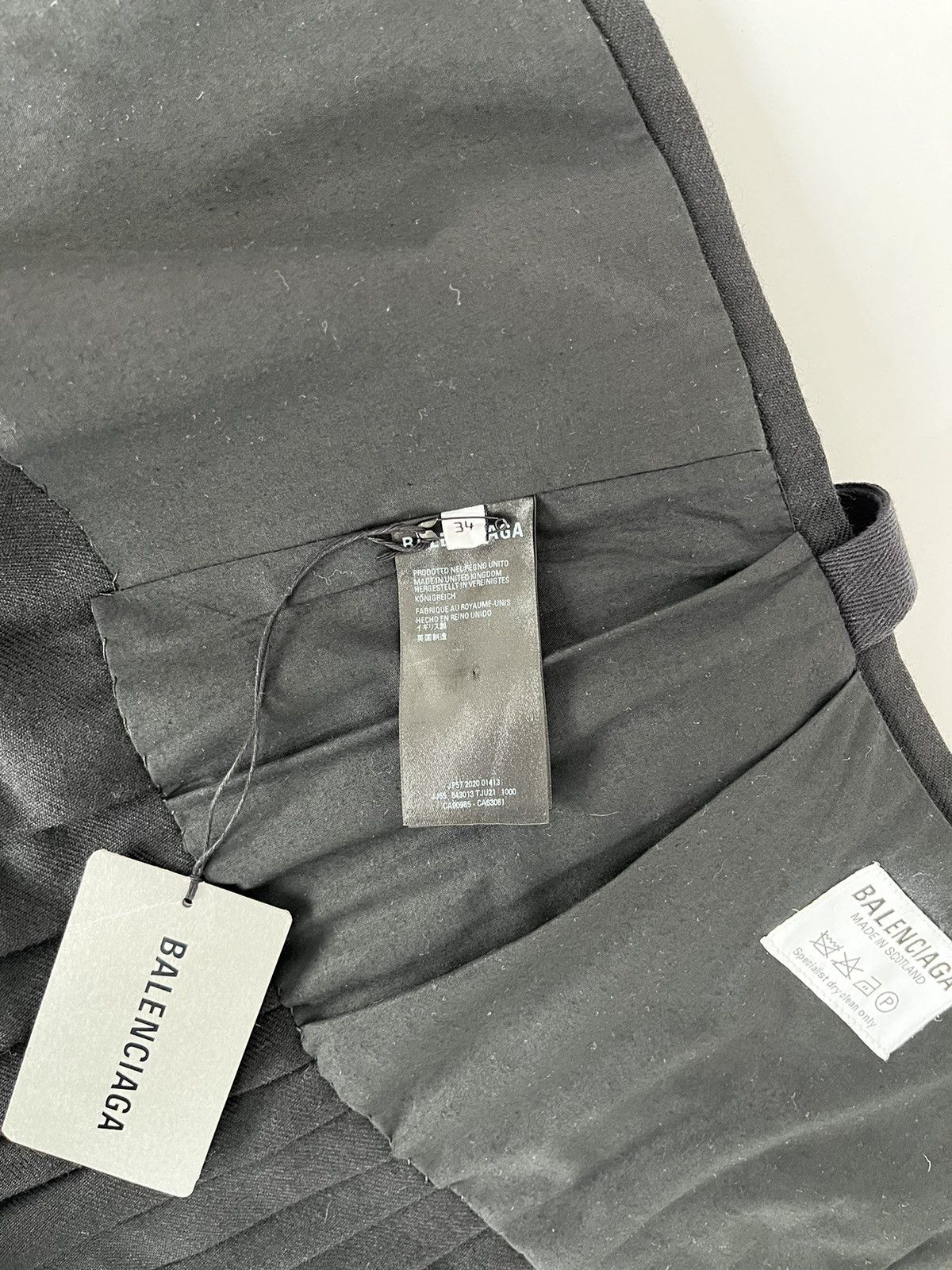 Balenciaga AW20 Wool Pleated Kilt Size US 28 / EU 44 - 6 Thumbnail