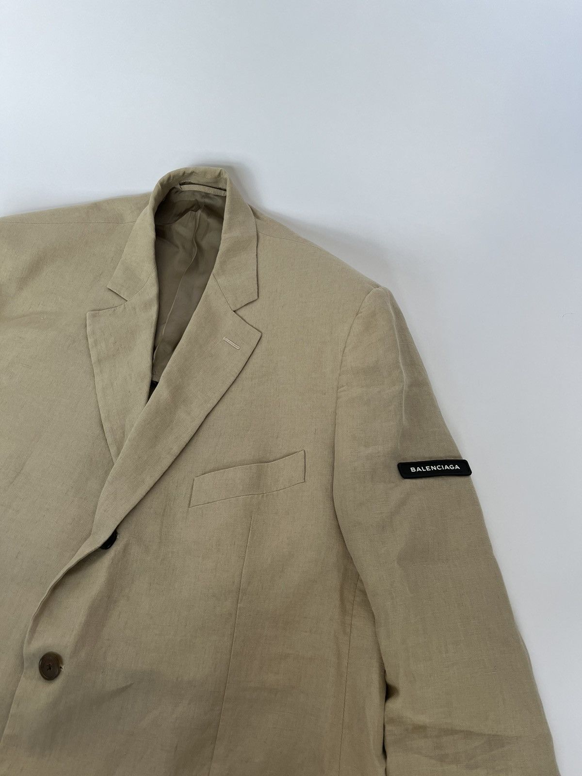 Balenciaga Sold out Skater Washed linen blazer SS18 Size US L / EU 52-54 / 3 - 2 Thumbnail