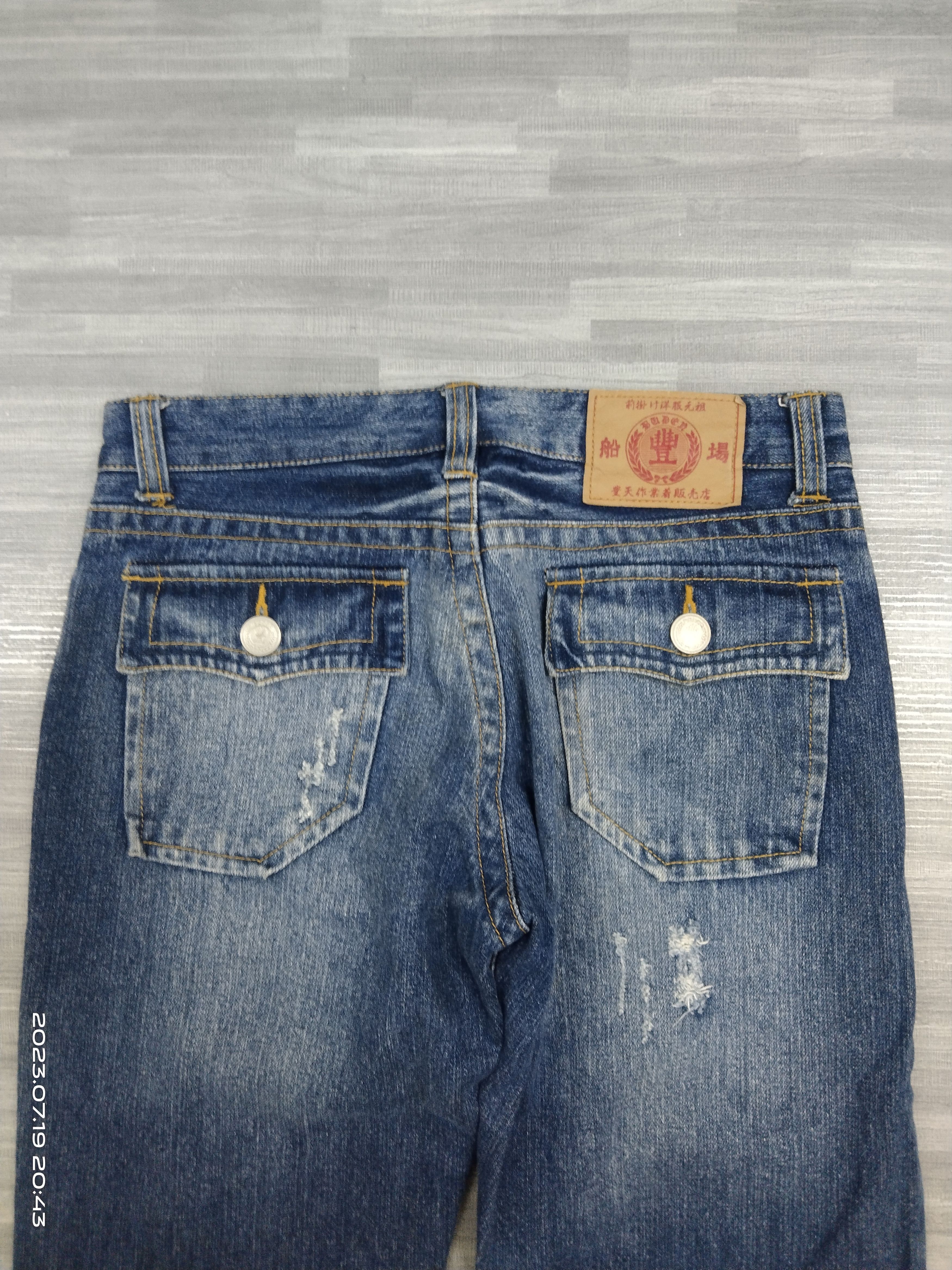 Japanese Brand ART HARNDMADE DRAGON FLY BUDEN DENIM PANTS Size US 28 / EU 44 - 5 Thumbnail