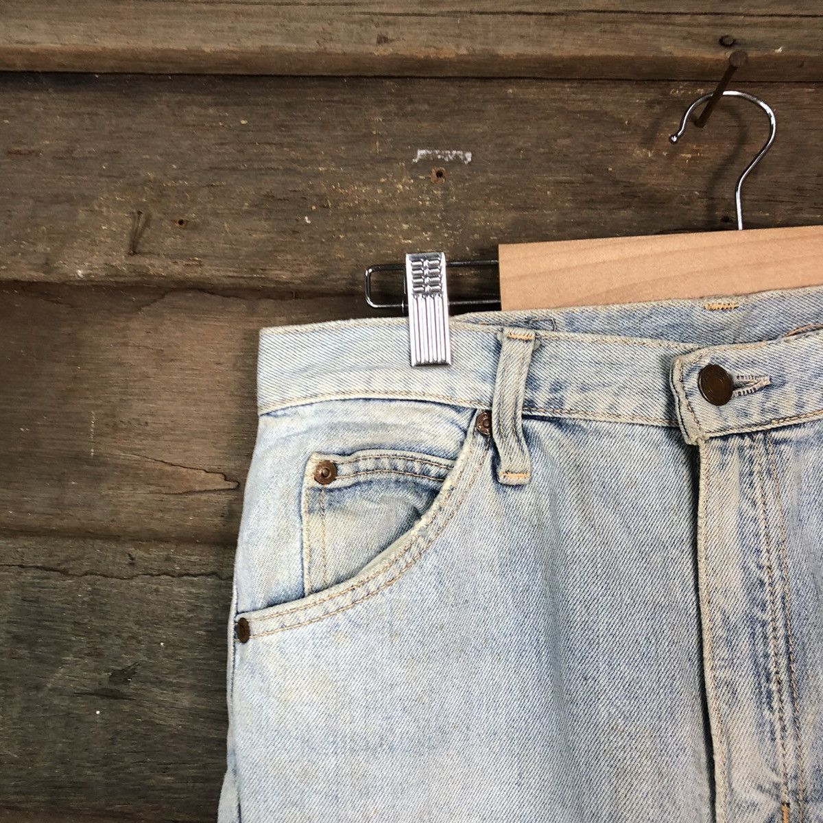 Edwin Edwin Blue Distressed vintage Denim Pants #6731 Size US 27 - 4 Thumbnail