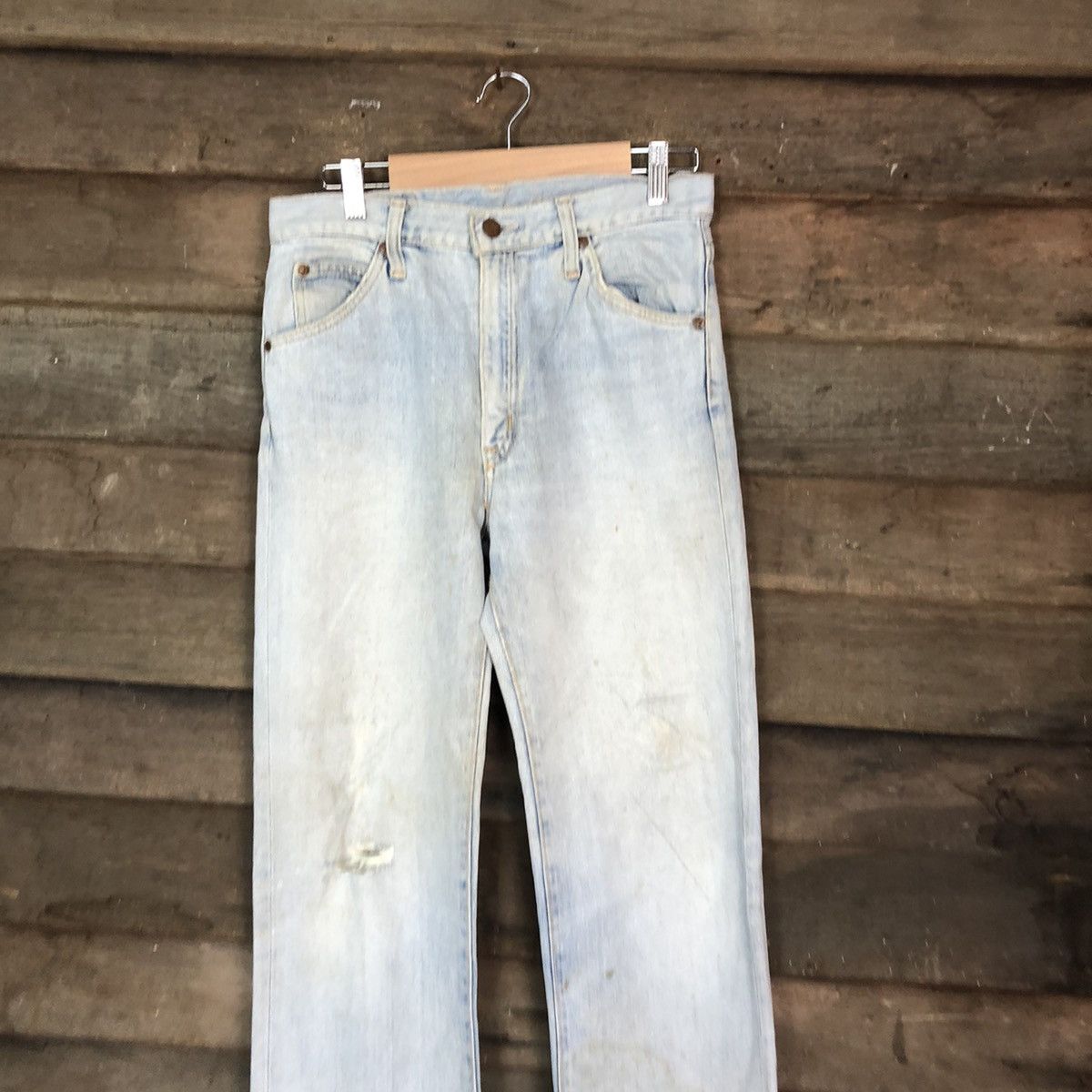 Edwin Edwin Blue Distressed vintage Denim Pants #6731 Size US 27 - 2 Thumbnail