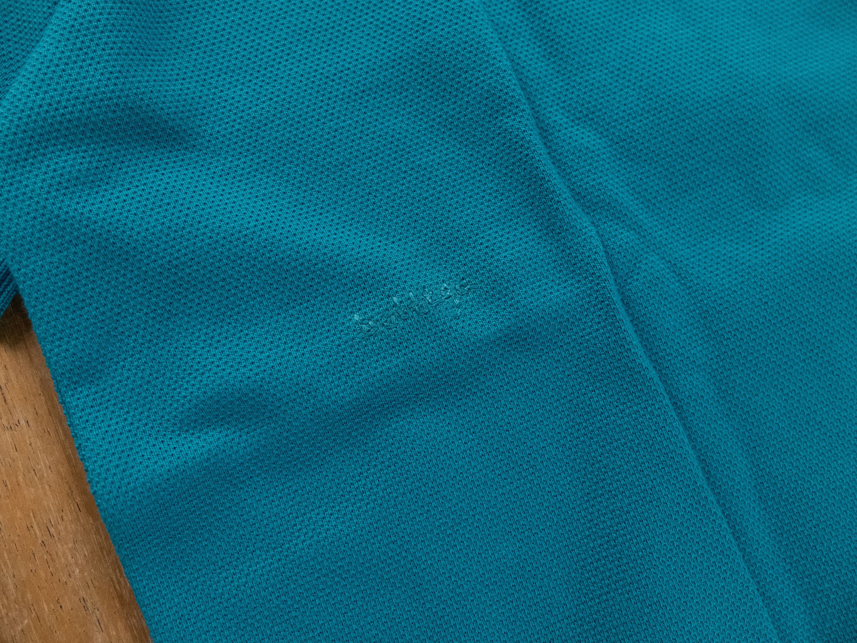 Bottega Veneta BOTTEGA VENETA solid blue pique cotton polo shirt Medium q Size US M / EU 48-50 / 2 - 9 Thumbnail