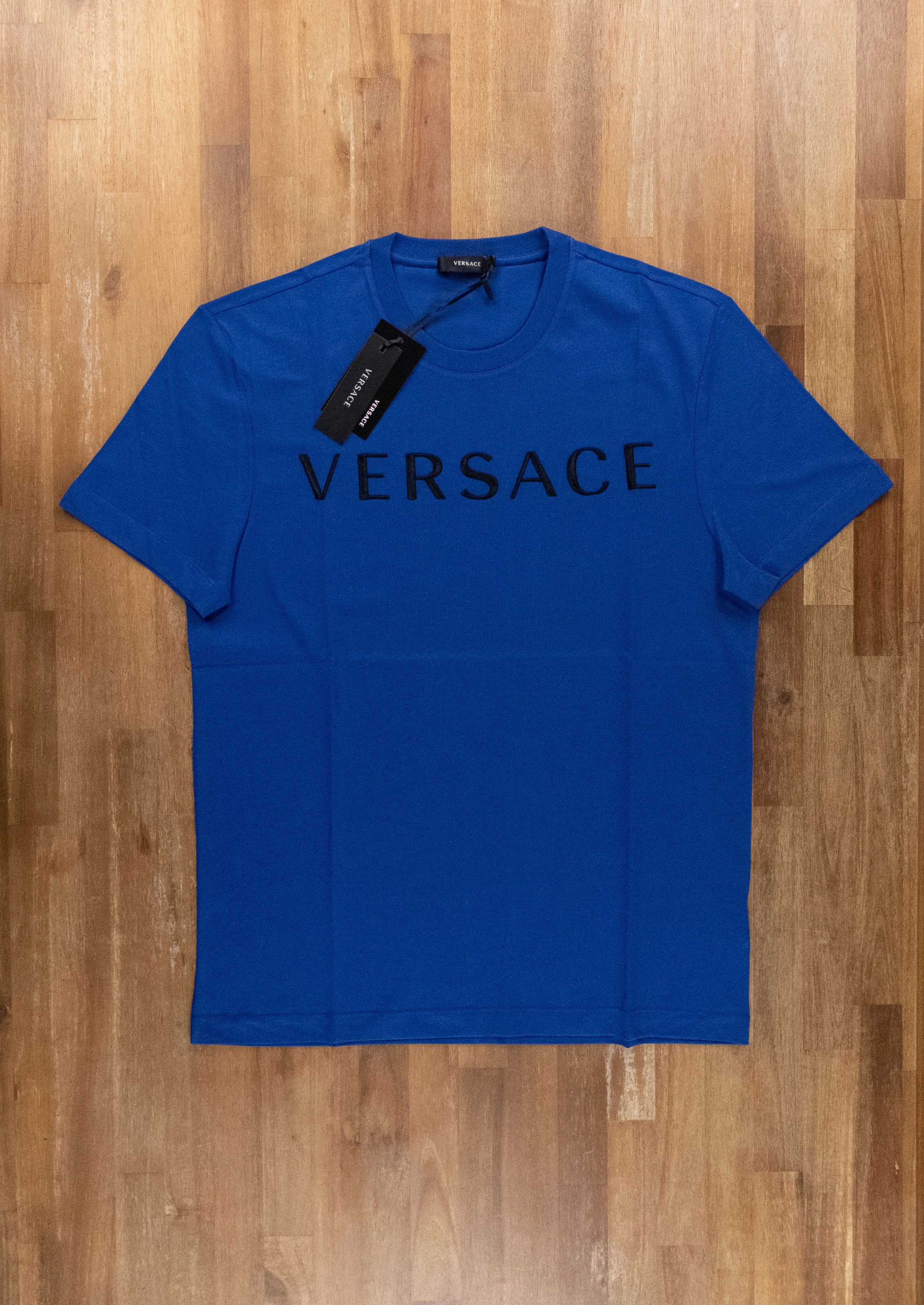 Versace White Embroidered T-Shirt