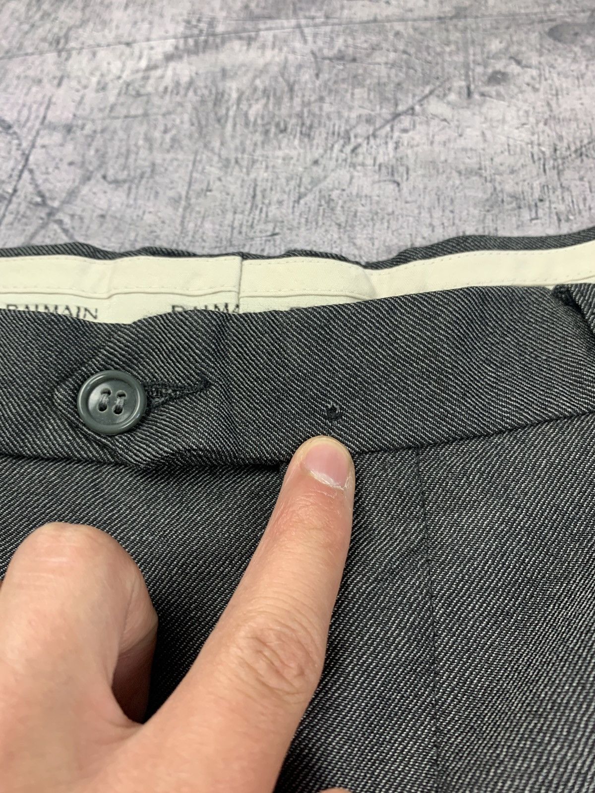 Balmain Vintage Balmain Luxury Trousers Designer Size 38S - 16 Thumbnail