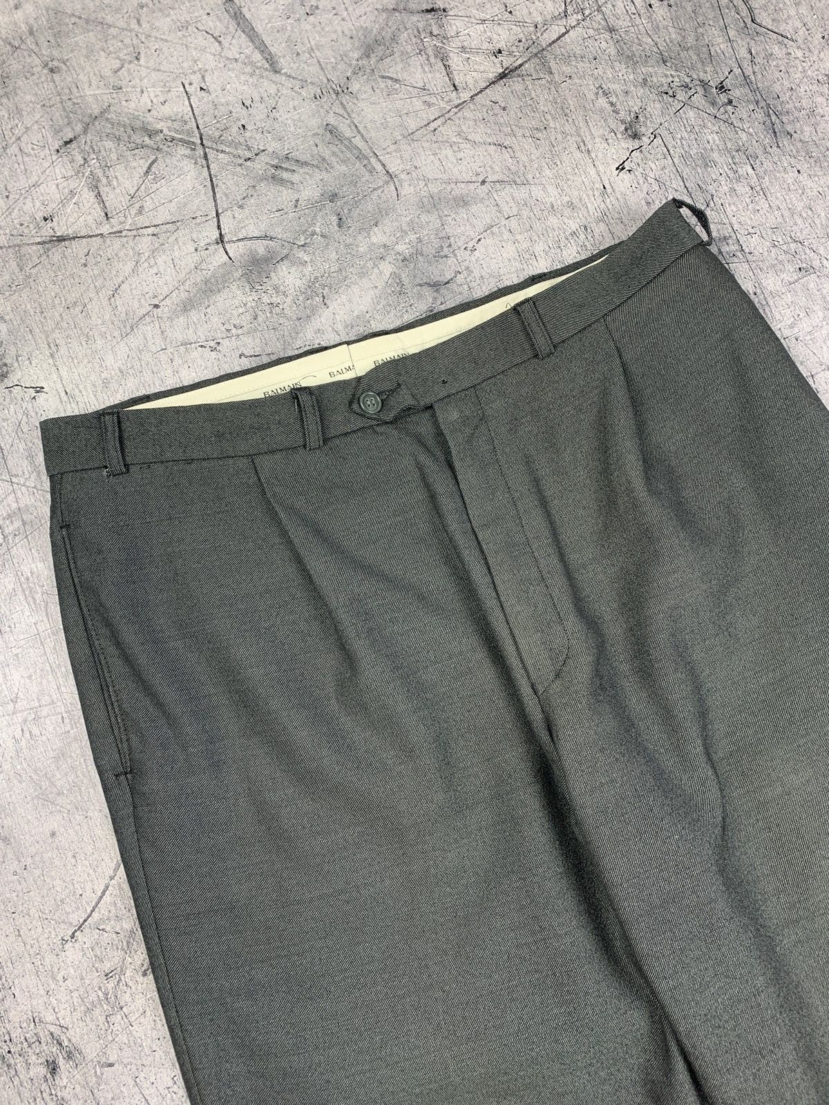 Balmain Vintage Balmain Luxury Trousers Designer Size 38S - 2 Thumbnail