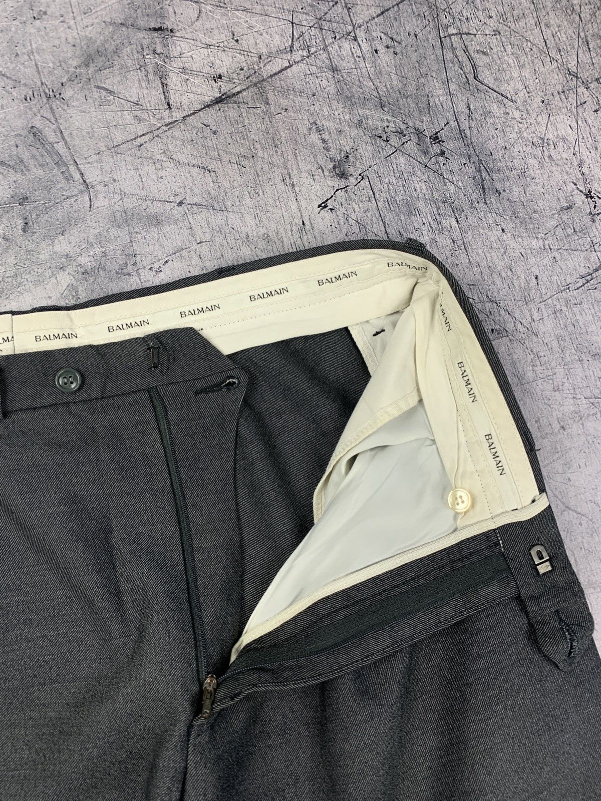 Balmain Vintage Balmain Luxury Trousers Designer Size 38S - 5 Thumbnail