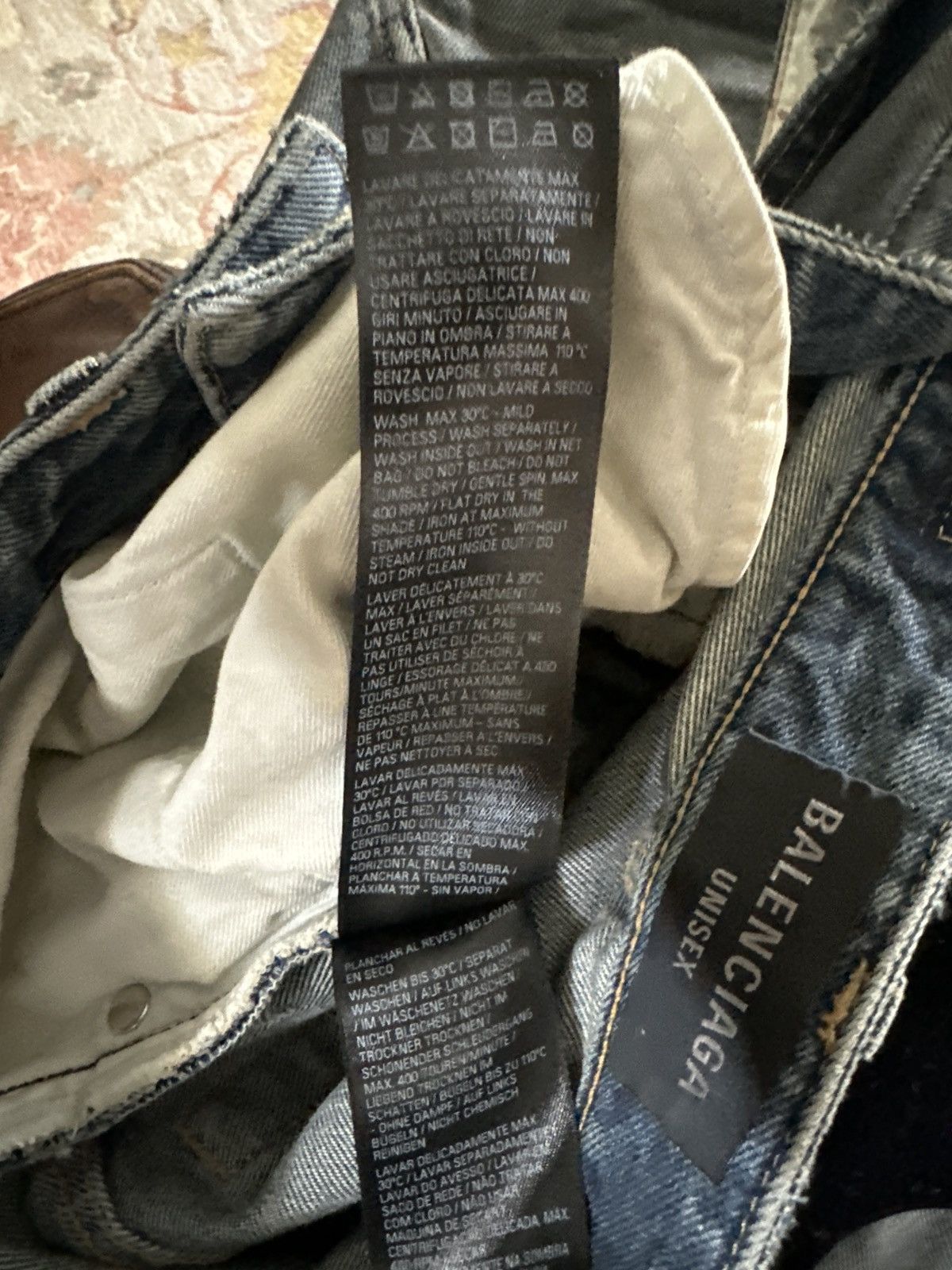 Balenciaga Balenciaga Mud Show Destroyed Denim Size US 30 / EU 46 - 11 Thumbnail
