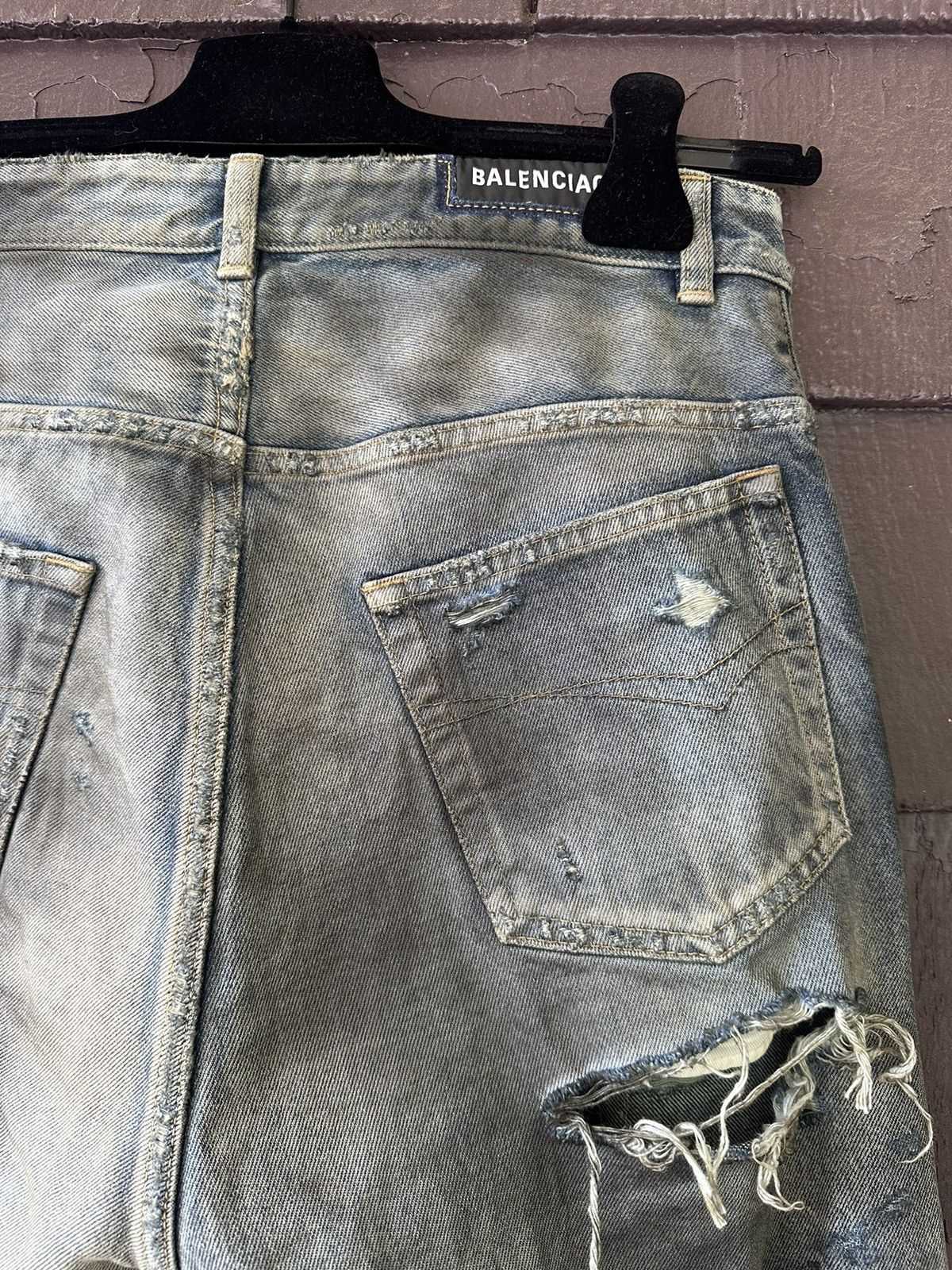 Balenciaga Balenciaga Mud Show Destroyed Denim Size US 30 / EU 46 - 7 Thumbnail