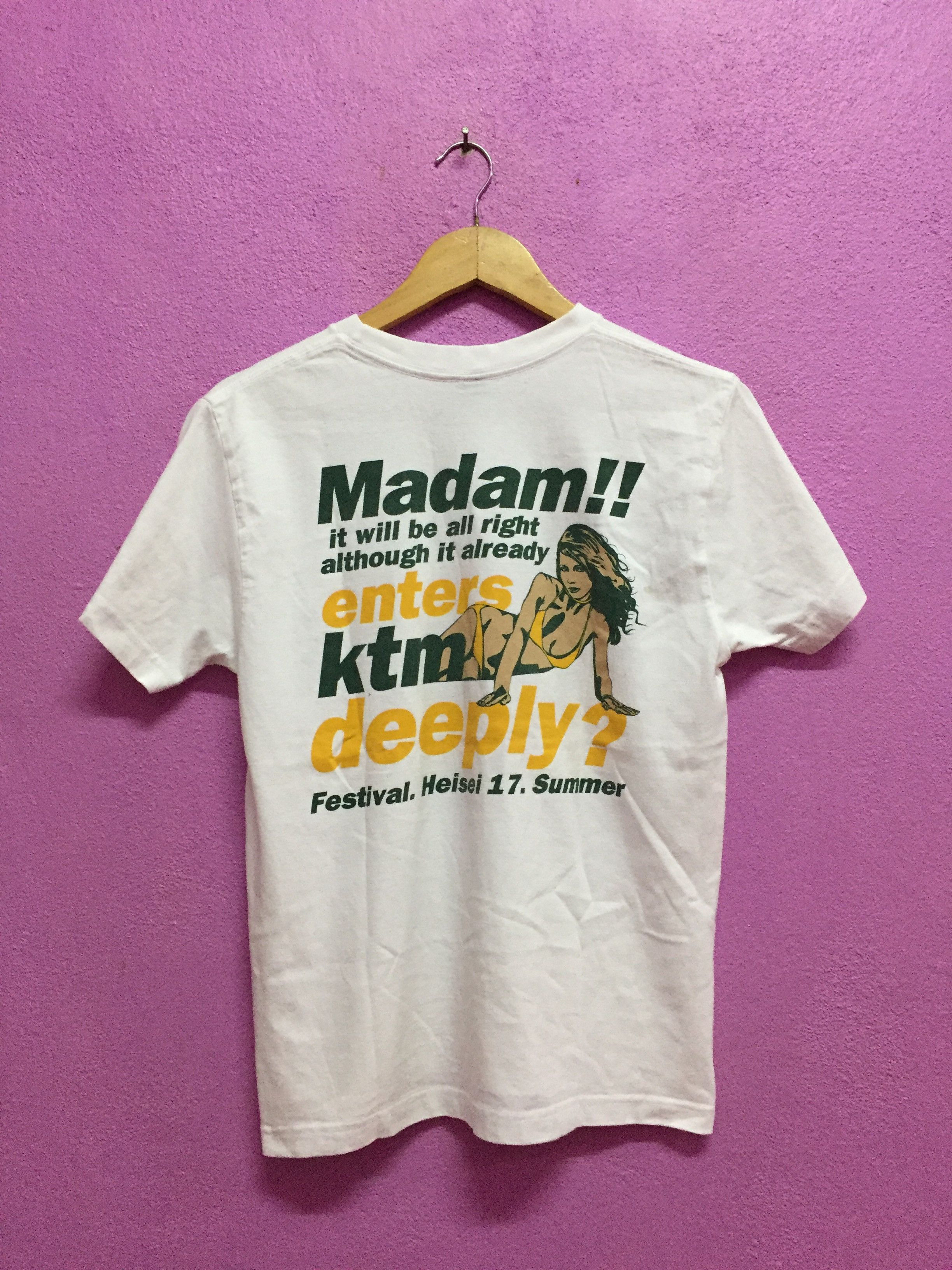 Japanese Brand KTM Adam !! Festival T-Shirts Size Small Size US S / EU 44-46 / 1 - 1 Thumbnail