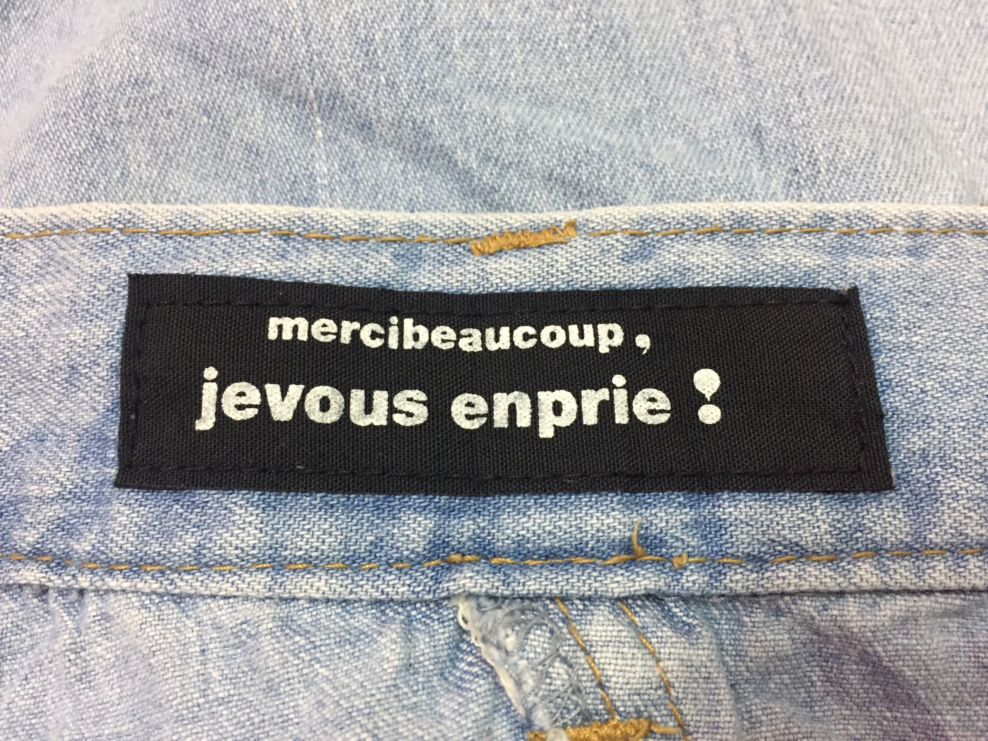 Issey Miyake Mercibeaucoup Denim Jeans Size US 30 / EU 46 - 4 Thumbnail