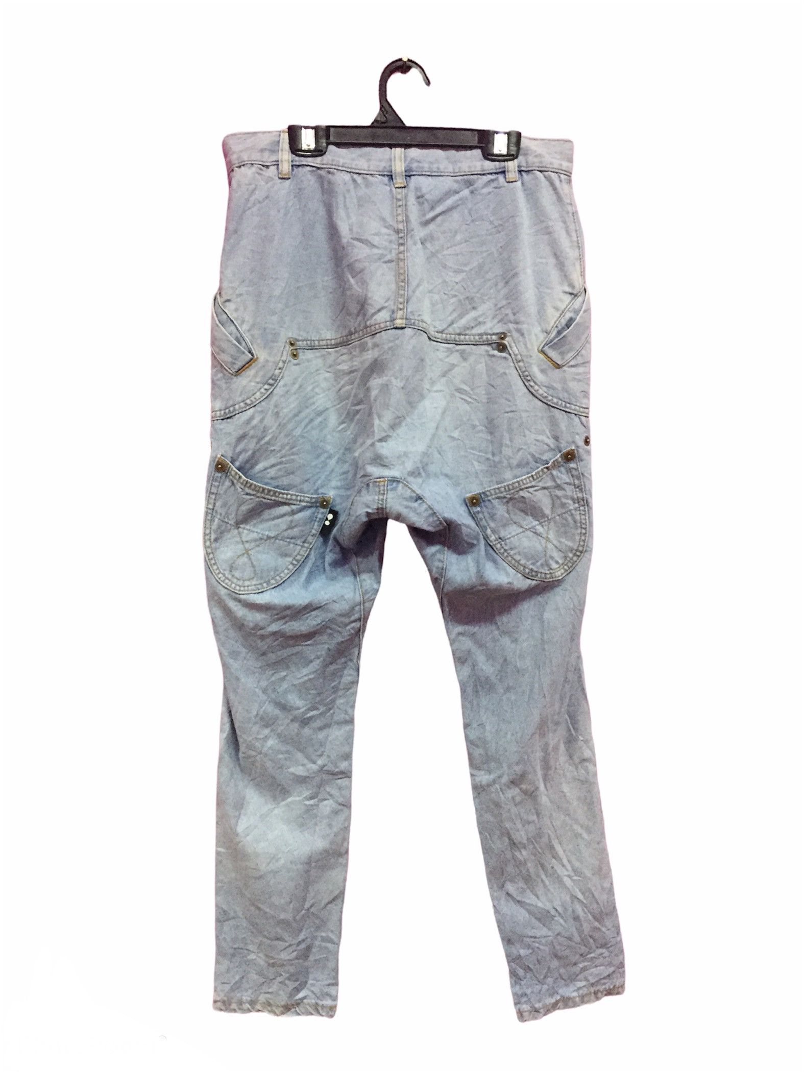 Issey Miyake Mercibeaucoup Denim Jeans Size US 30 / EU 46 - 2 Thumbnail