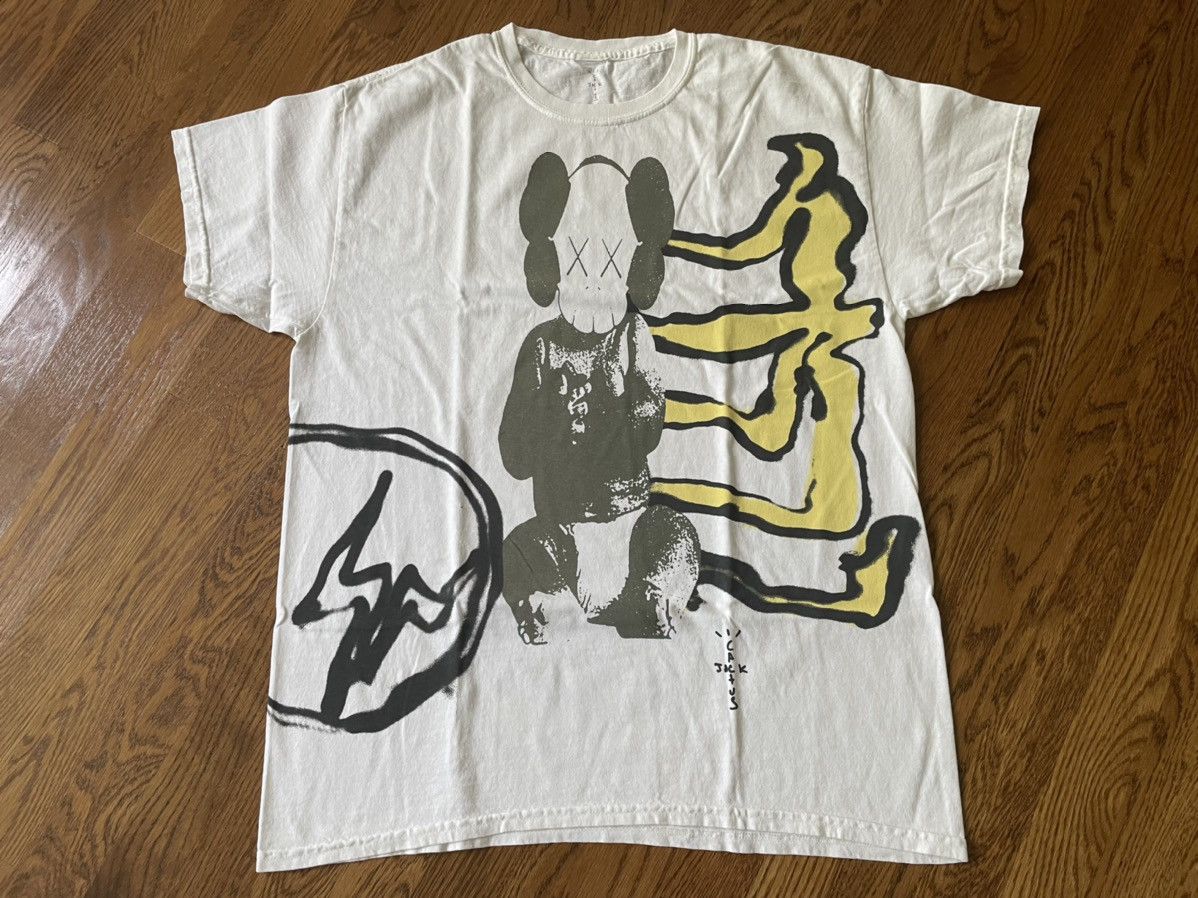 travis scott kaws shirt