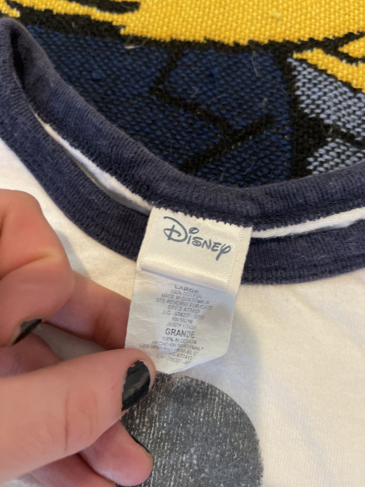 Disney Vintage Mickey Mouse T-Shirt Size US L / EU 52-54 / 3 - 4 Thumbnail