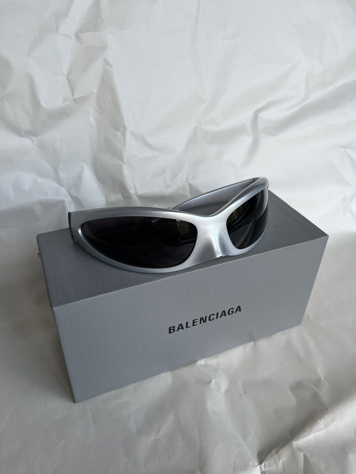 Balenciaga FW22 HANDMADE PROTOTYPE SKIN CAT SUNGLASSES Size ONE SIZE - 3 Thumbnail