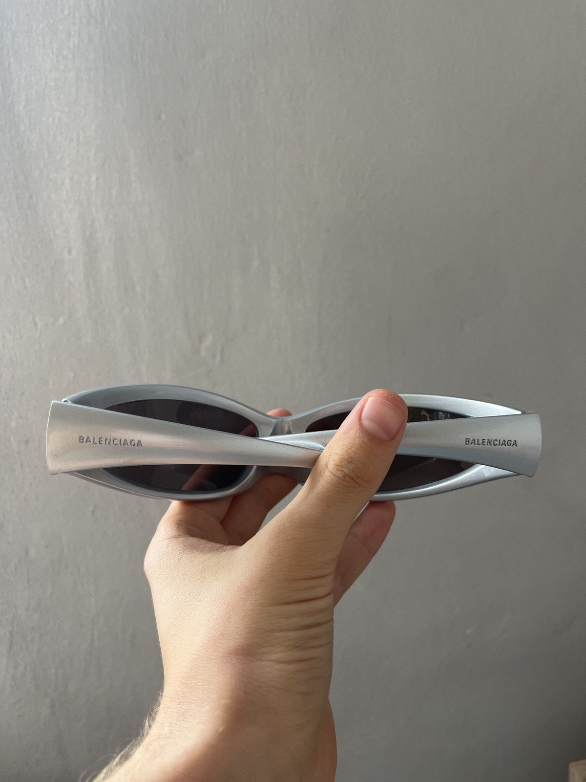 Balenciaga FW22 HANDMADE PROTOTYPE SKIN CAT SUNGLASSES Size ONE SIZE - 8 Thumbnail