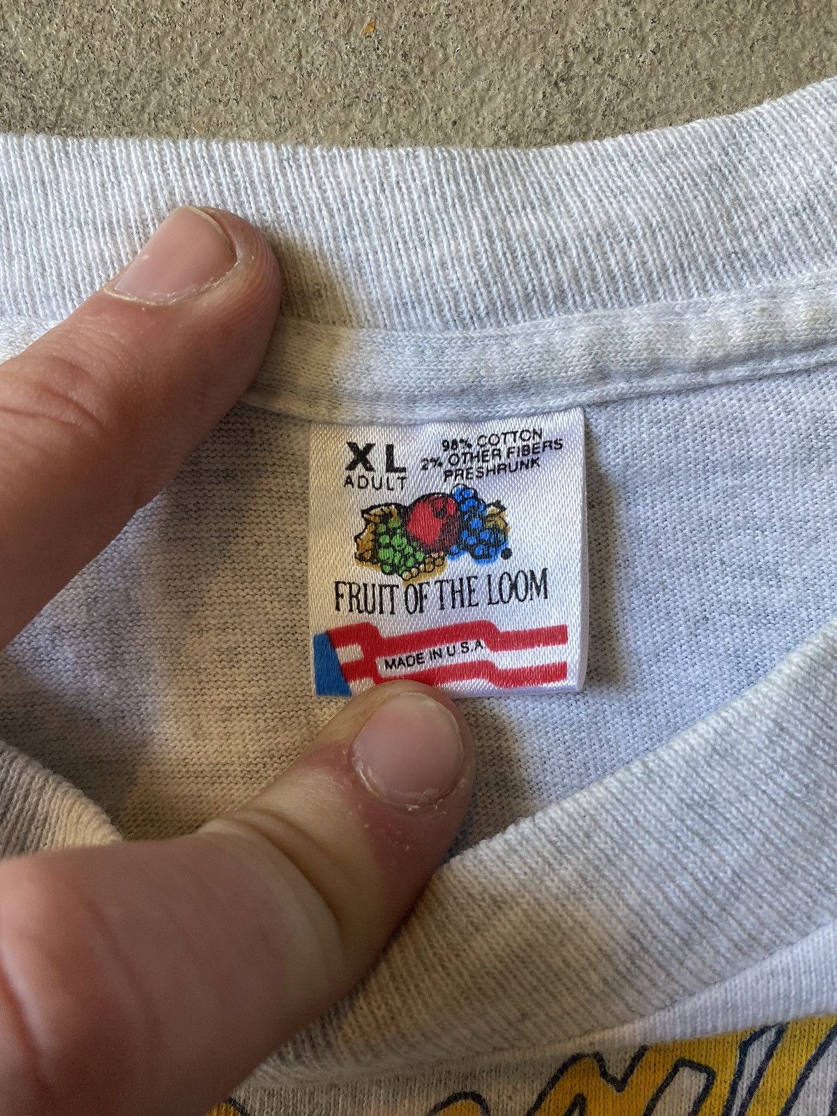 Vintage vintage 1993 Oregon Bald Eagle Tee Size US XL / EU 56 / 4 - 4 Thumbnail