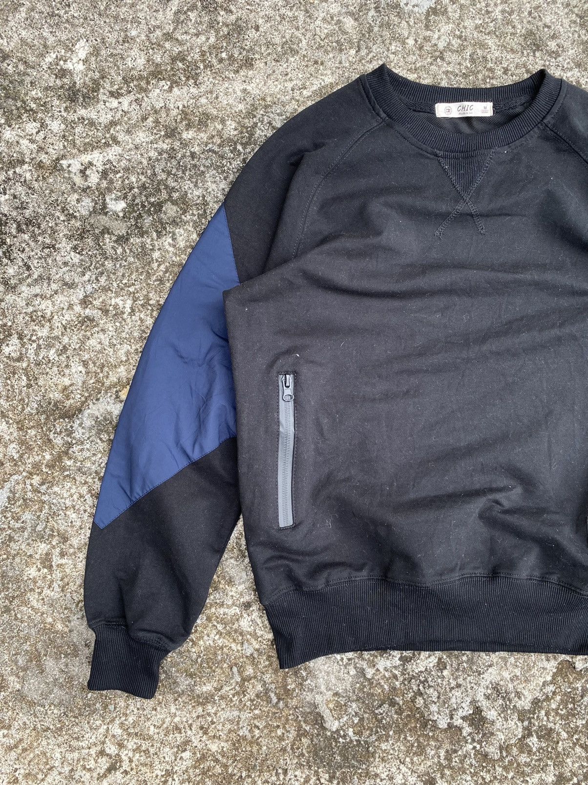 Japanese Brand Randomevent X Chic Made in Jun Single Pocket Sweatshirt Size US M / EU 48-50 / 2 - 4 Thumbnail