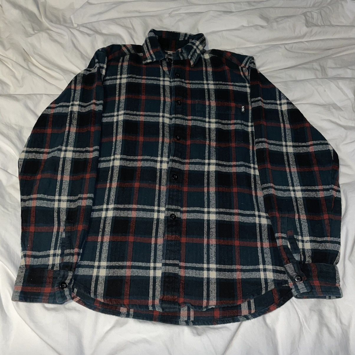 Stussy × Vintage Stussy Heavyweight Flannel Size US M / EU 48-50 / 2 - 1 Thumbnail