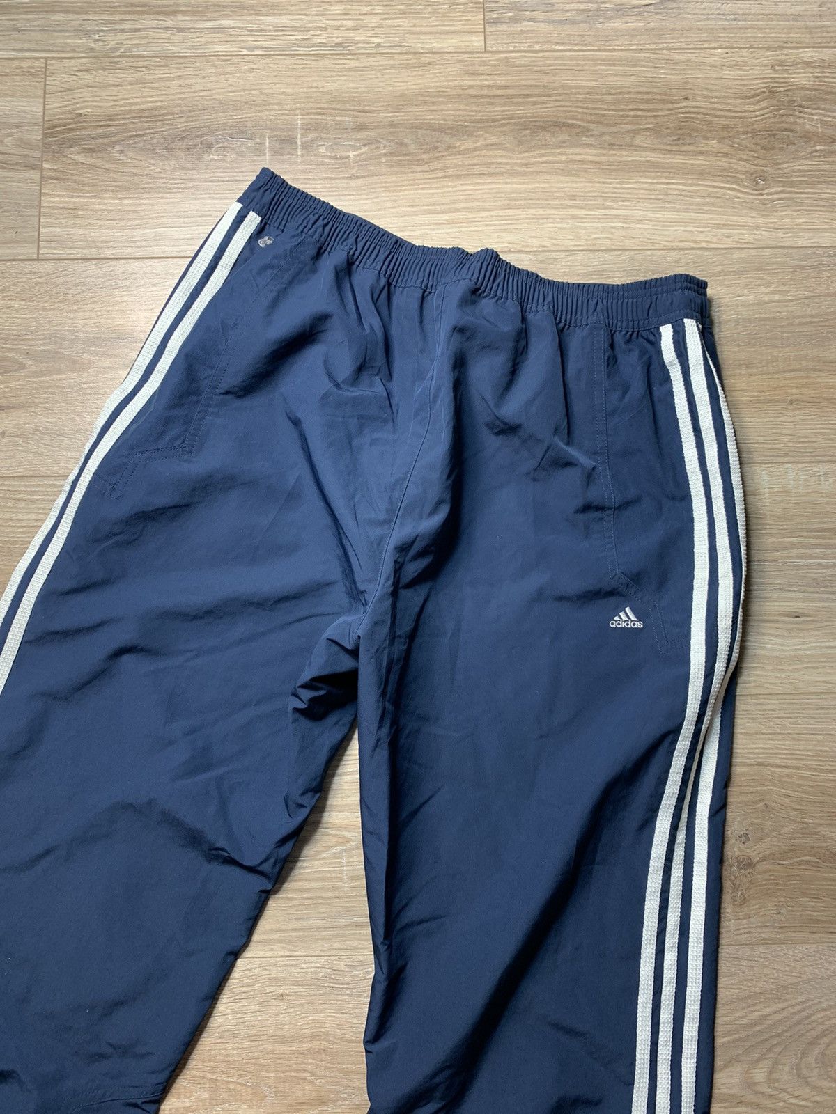 Adidas × Vintage Adidas Track Vintage Pants Nylon Drill Y2K gorpcore Size US 36 / EU 52 - 11 Thumbnail