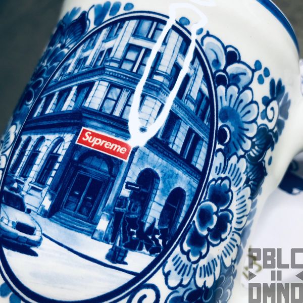 Supreme Supreme Royal Delft 190 Bowery Beer Mug (SS21) | Grailed