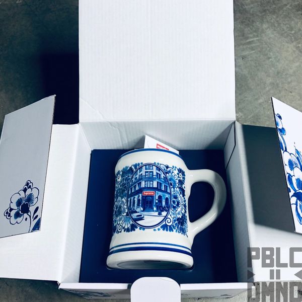 Supreme Supreme Royal Delft 190 Bowery Beer Mug (SS21) | Grailed