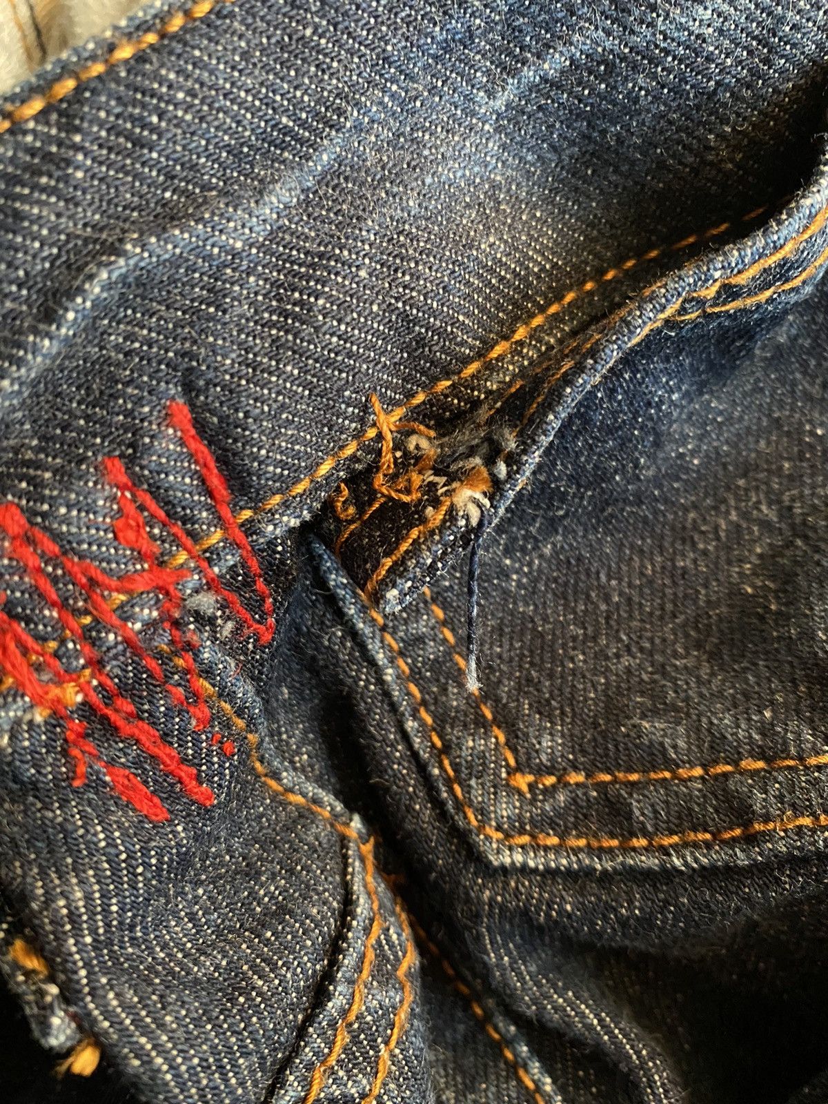 Japanese Brand Curve Design Jeans Size US 32 / EU 48 - 7 Thumbnail