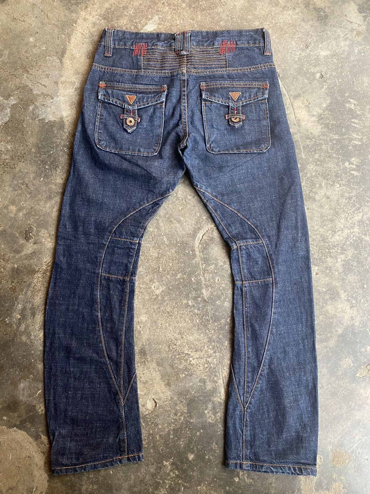 Japanese Brand Curve Design Jeans Size US 32 / EU 48 - 2 Thumbnail