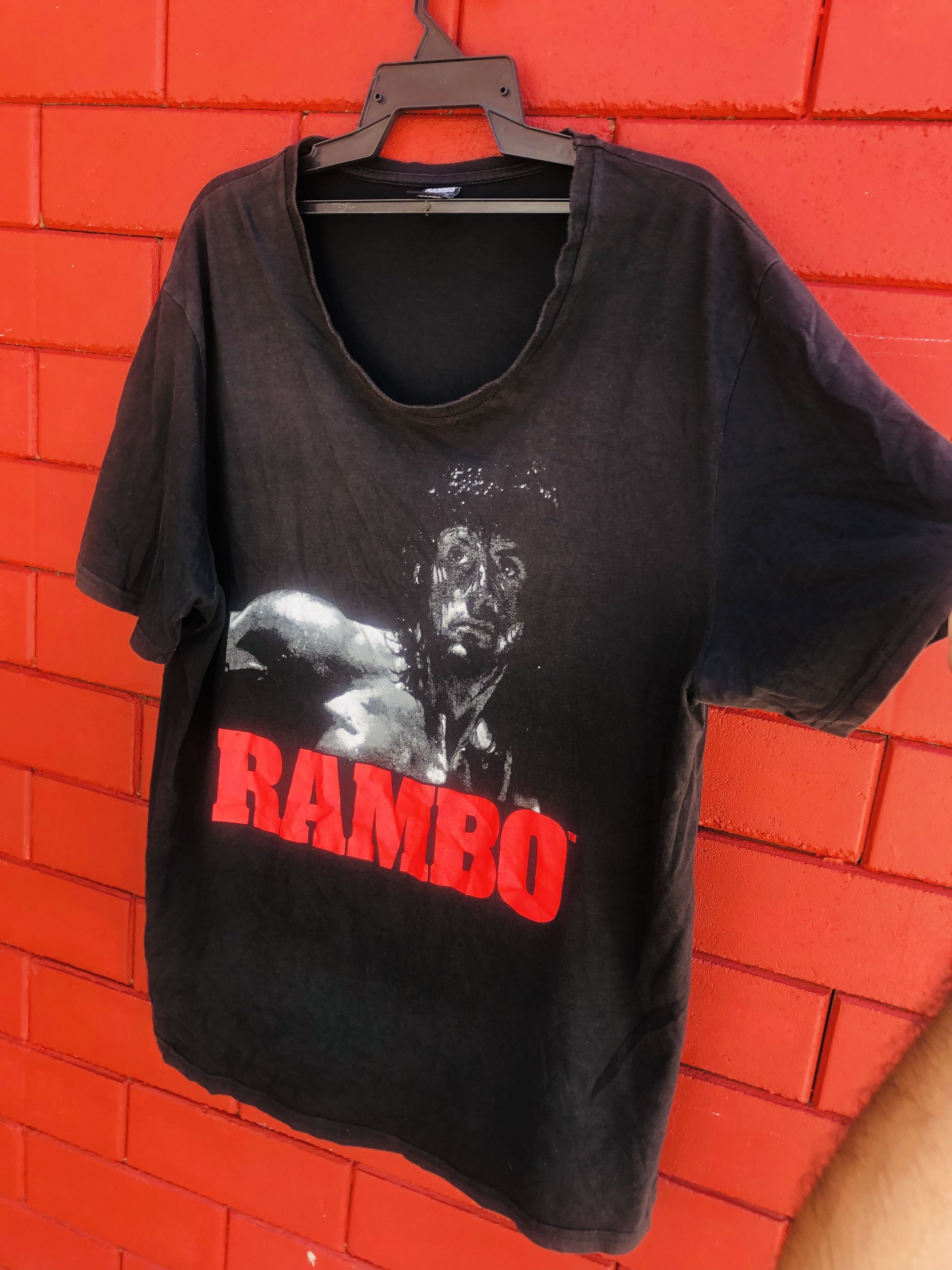 Vintage Vintage Rambo Movie Designer Fashion Style Shirt Size US XL / EU 56 / 4 - 5 Thumbnail
