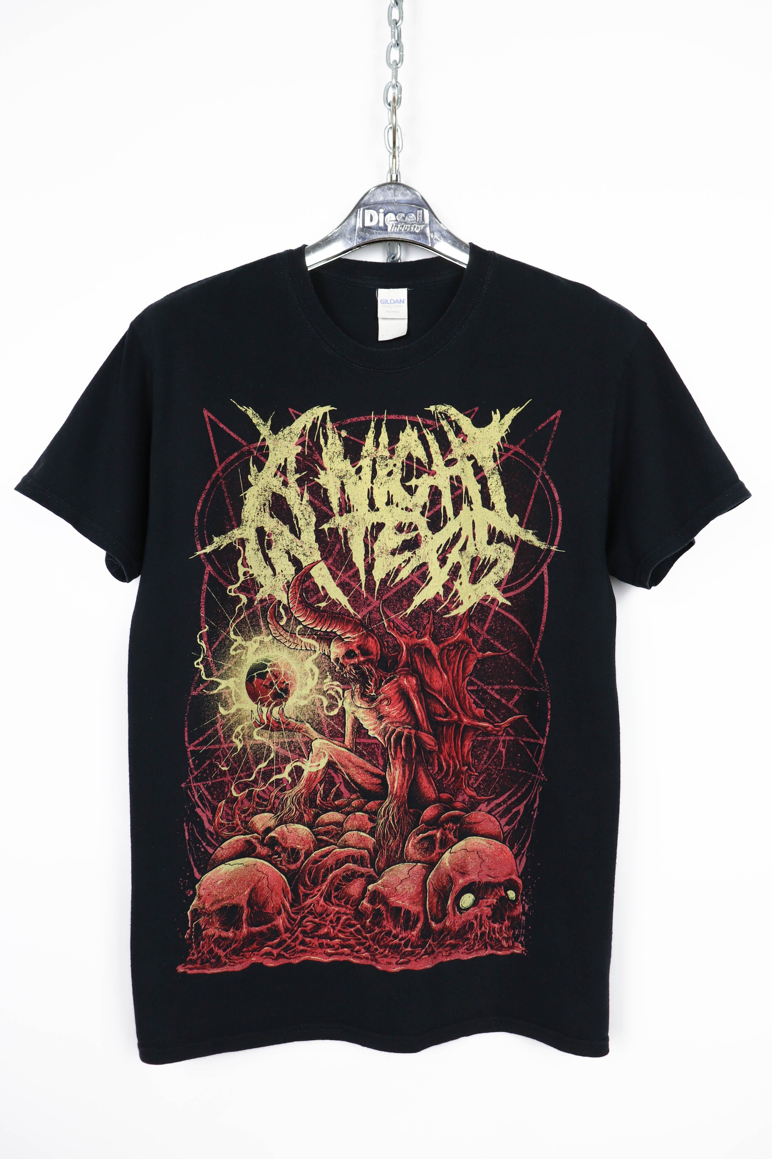 Band Tees A Night In Texas Deathcore Metal Printed Band T-shirt Tee Size US M / EU 48-50 / 2 - 1 Thumbnail